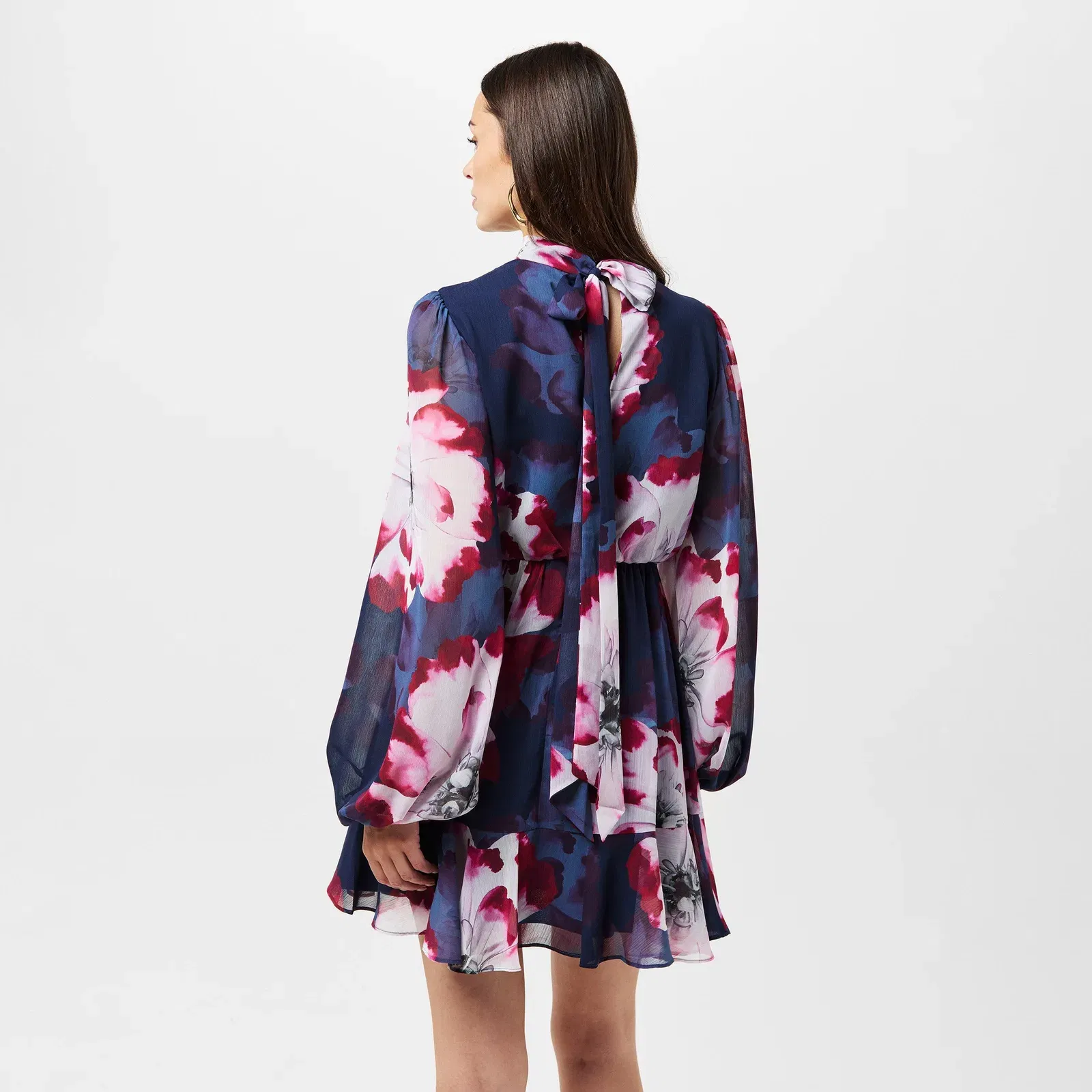 Floral Crew Mini Dress