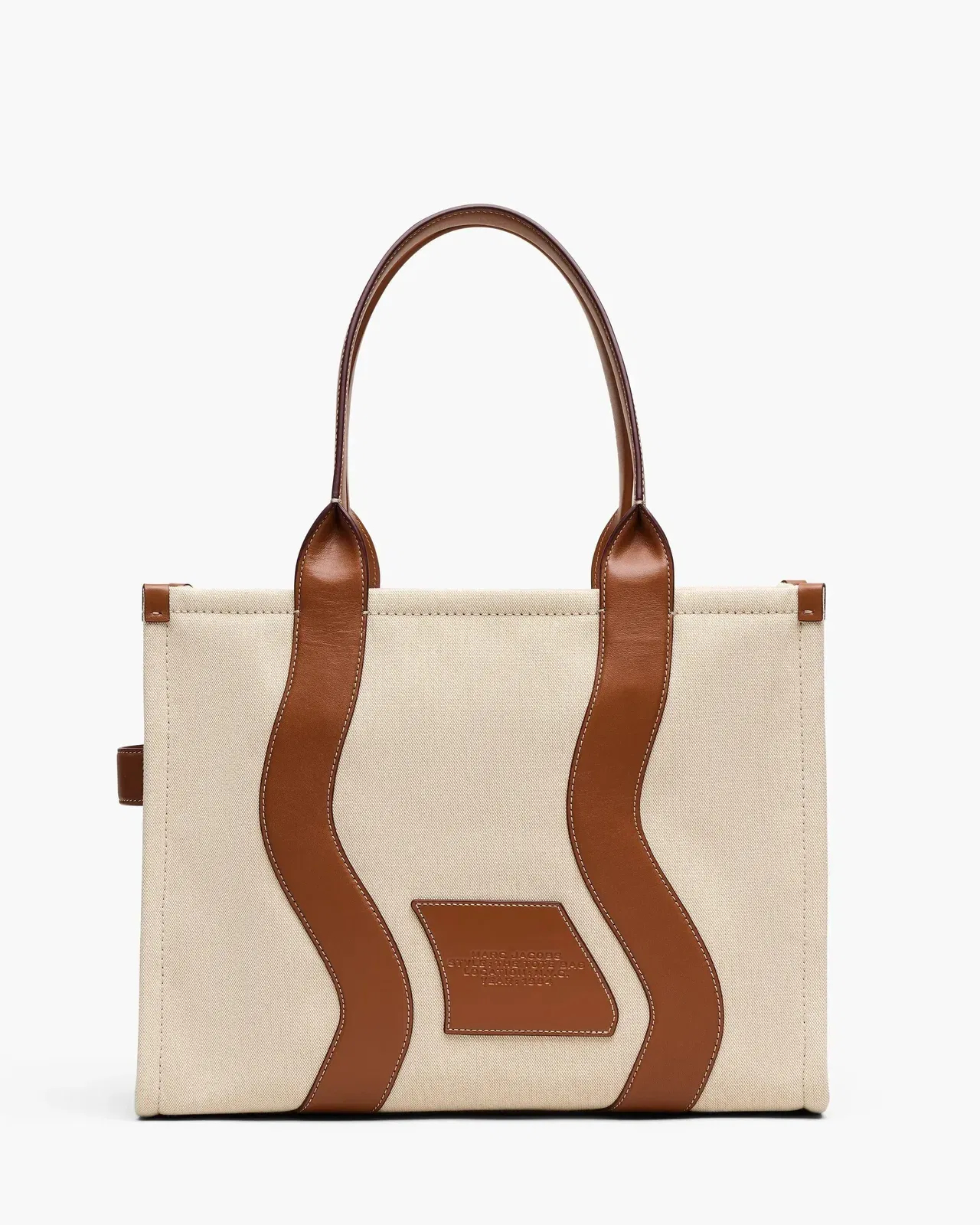 The Wavy Canvas Large Tote Bag
