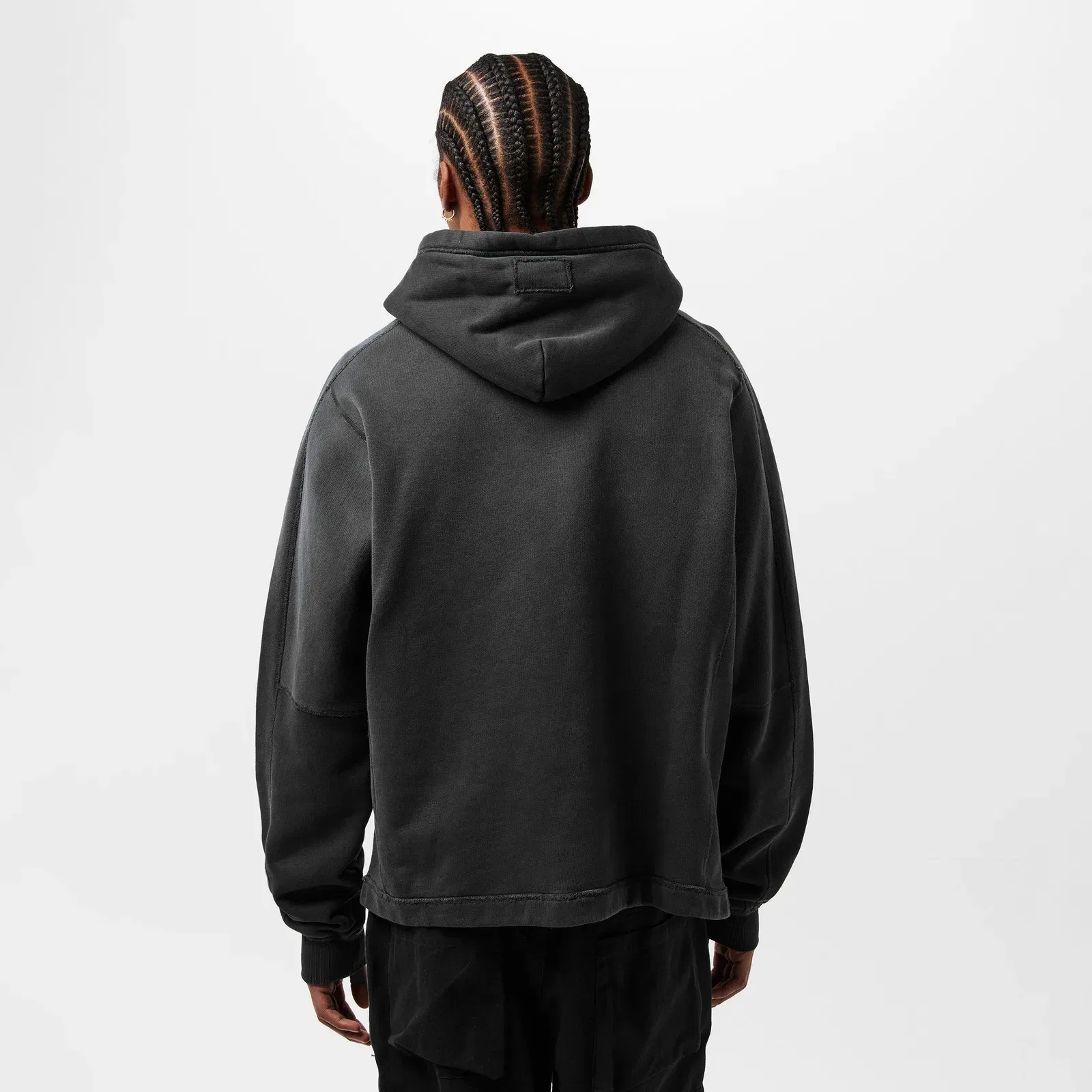 Rep Stepped Detail Relaxed Fit Hoodie