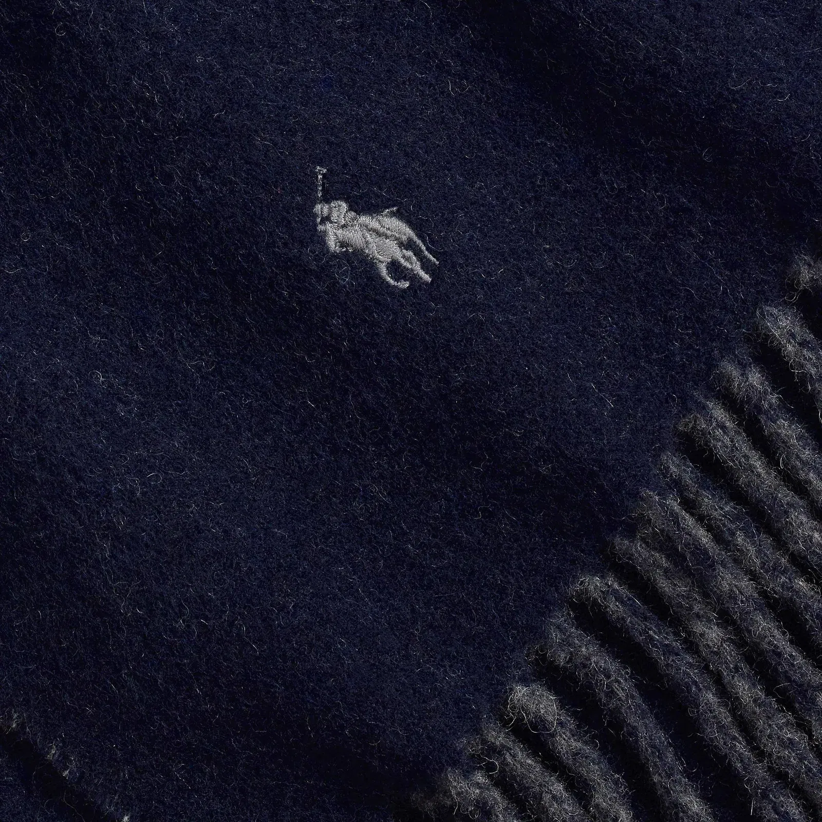 Reversible Wool Blend Scarf