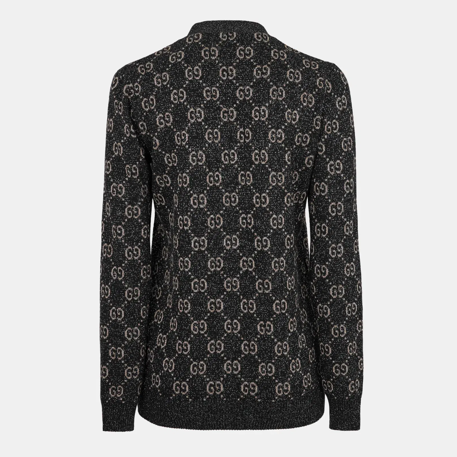 GG Jacquard Cotton Lame Cardigan
