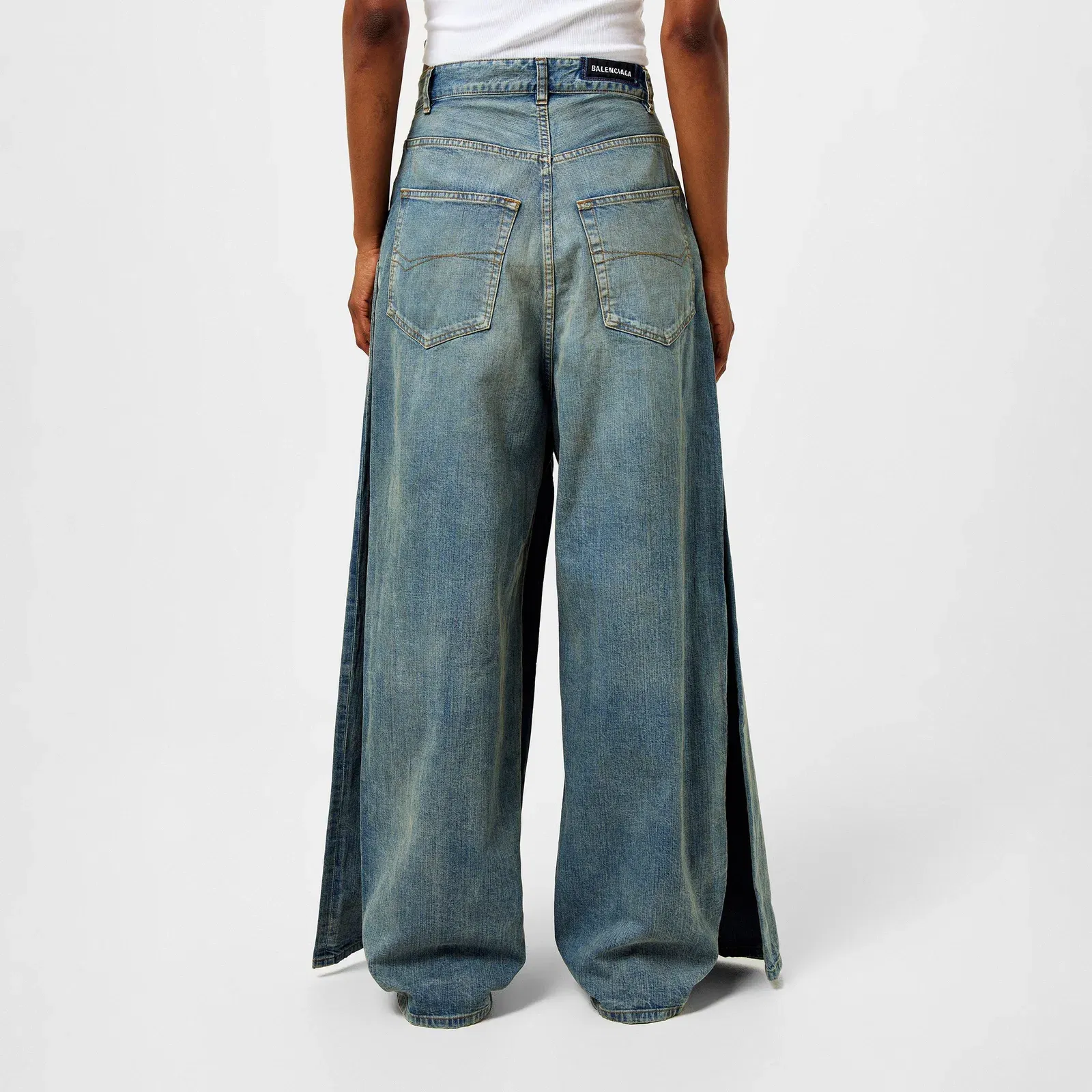 Double Front Effect Denim Jeans