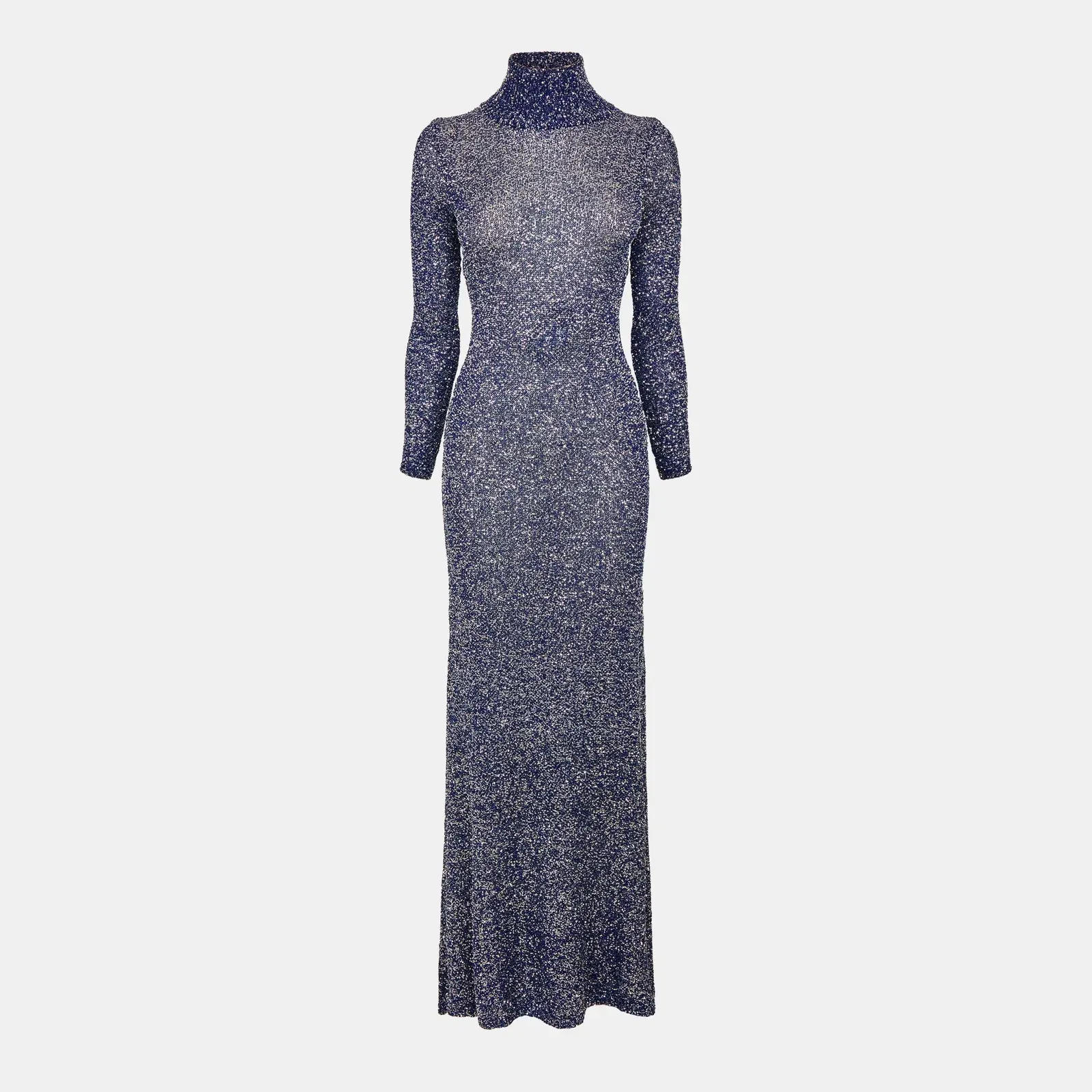 Sequin Knit Maxi Dress