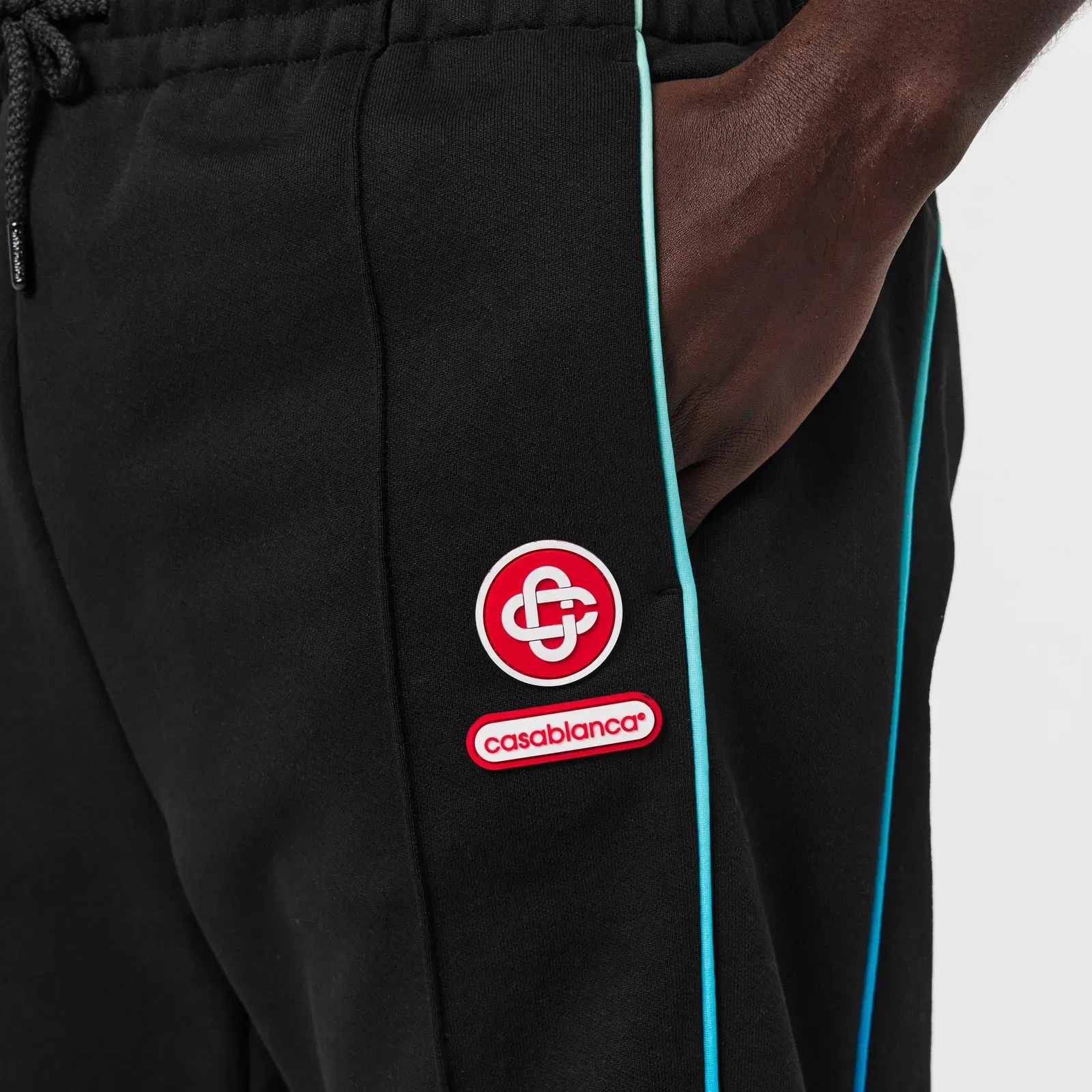 Gradient Open Hem Fleece Joggers