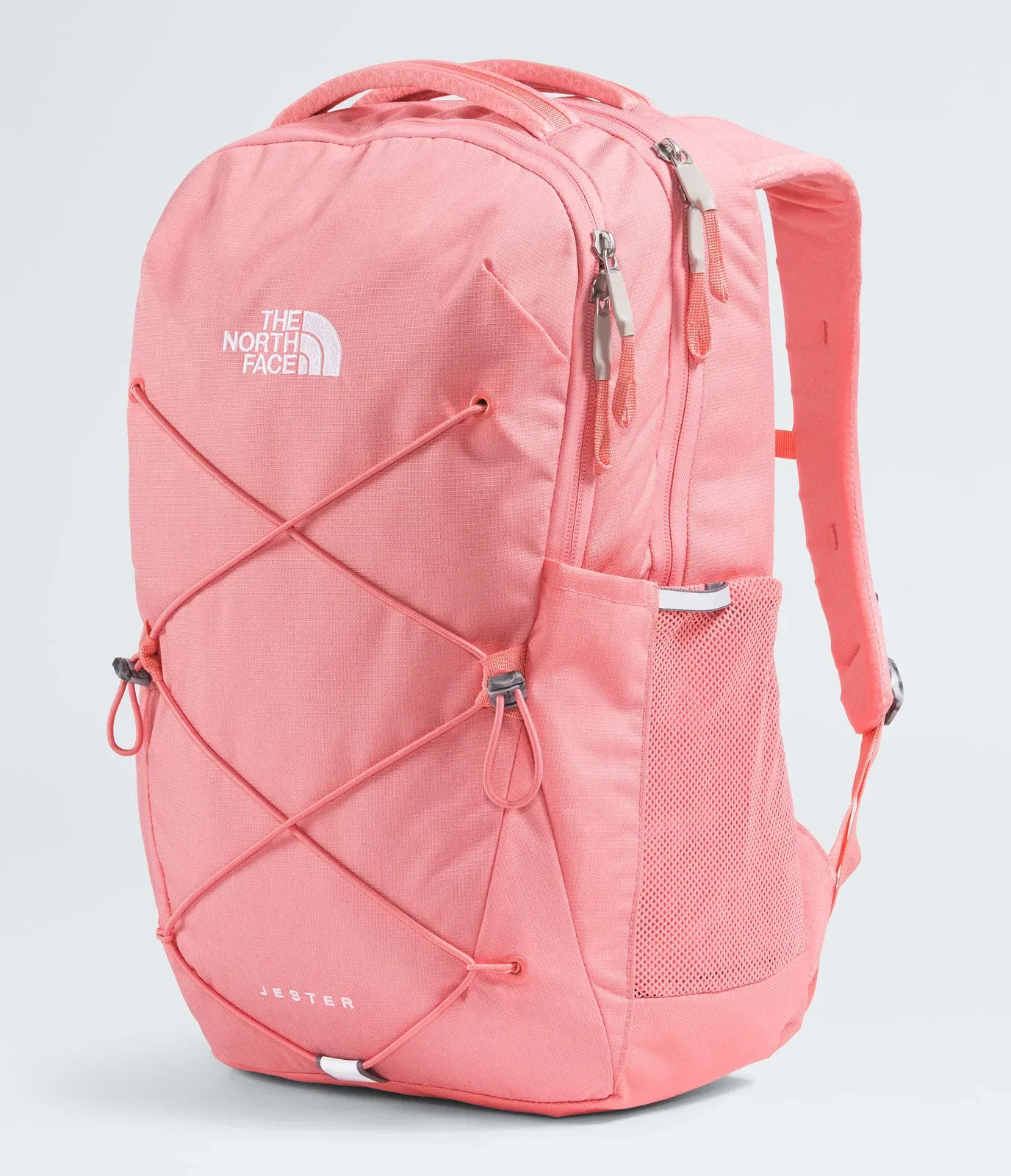 The North Face Women’s Jester Backpack Coral Crush Light Heather-Coral Crush