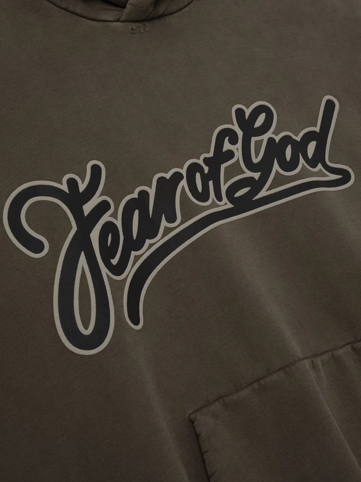 Essentials Fear Of God Classic Pocket Hoodie Faded Brown