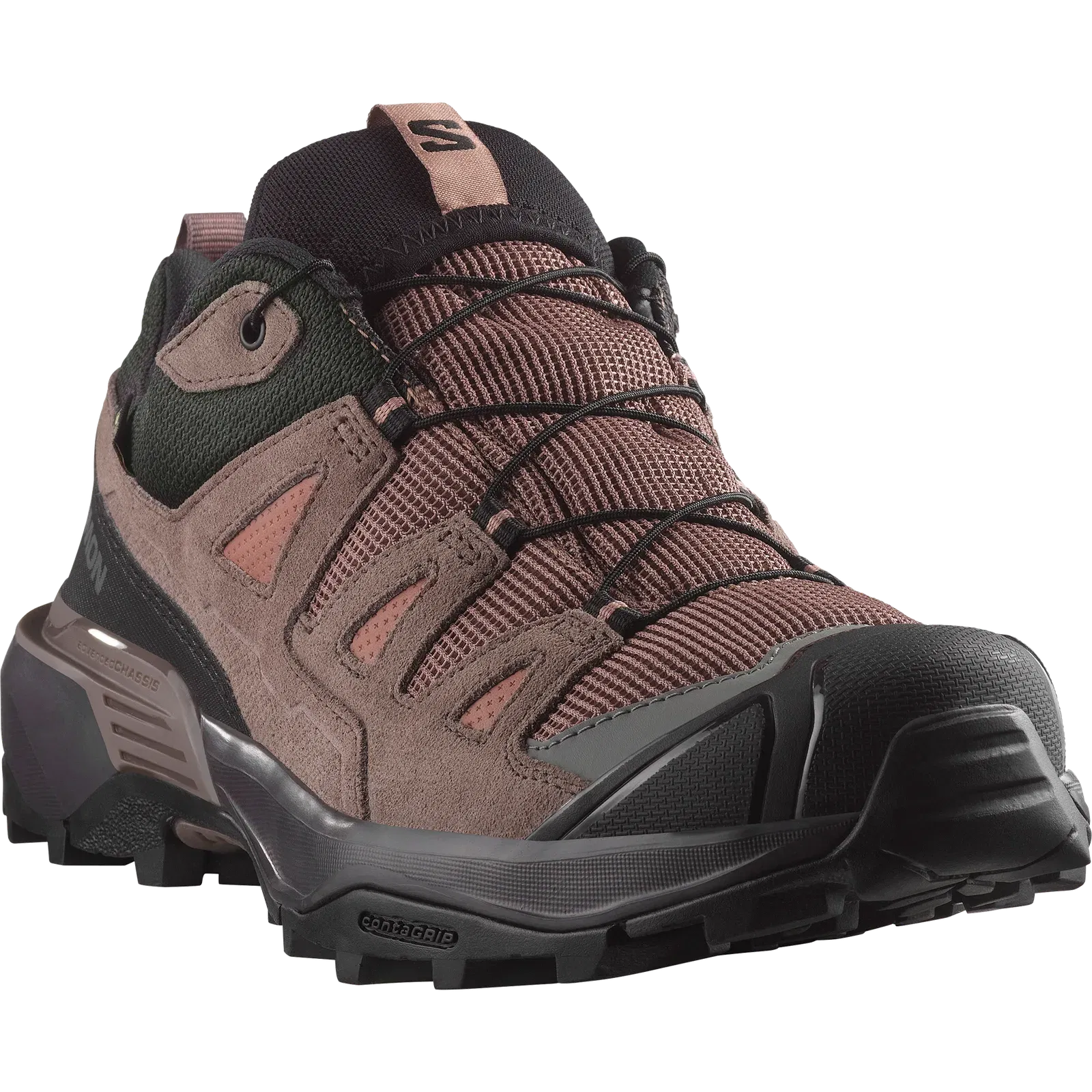 Salomon X Ultra 360 Leather Gore-Tex Hiking & Backpacking Shoes Womens Cognac