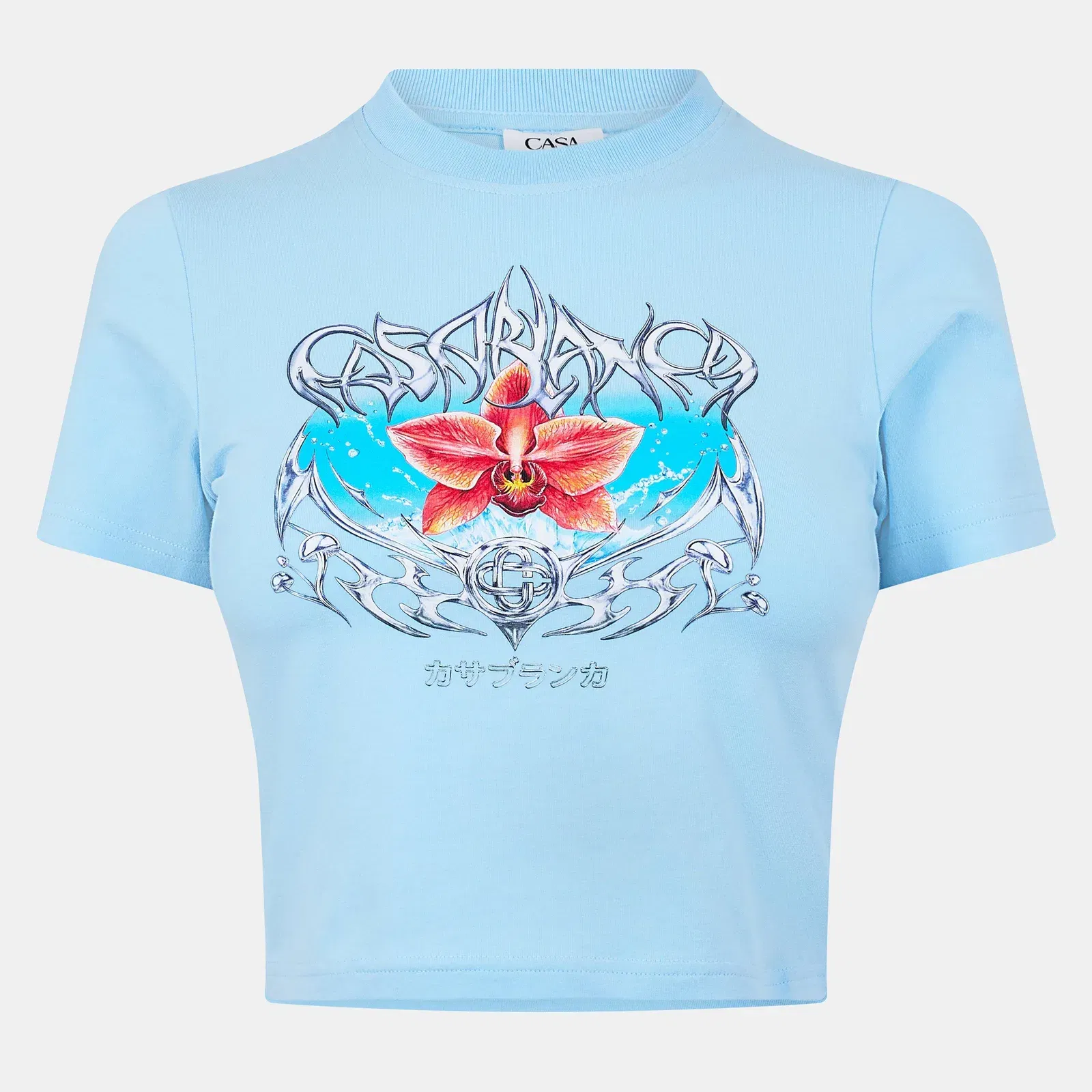 Blade Fitted Cropped Baby T-Shirt