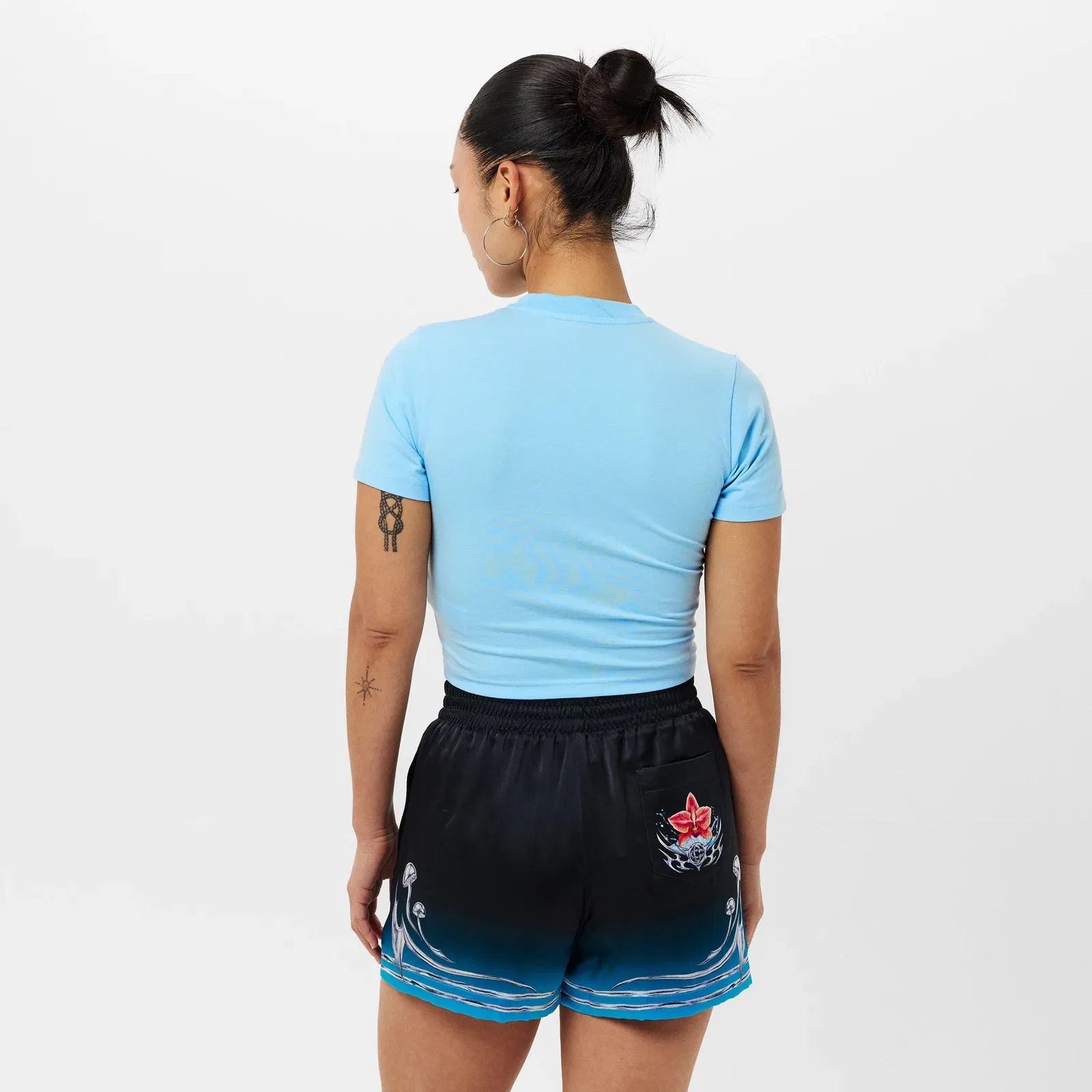 Blade Fitted Cropped Baby T-Shirt