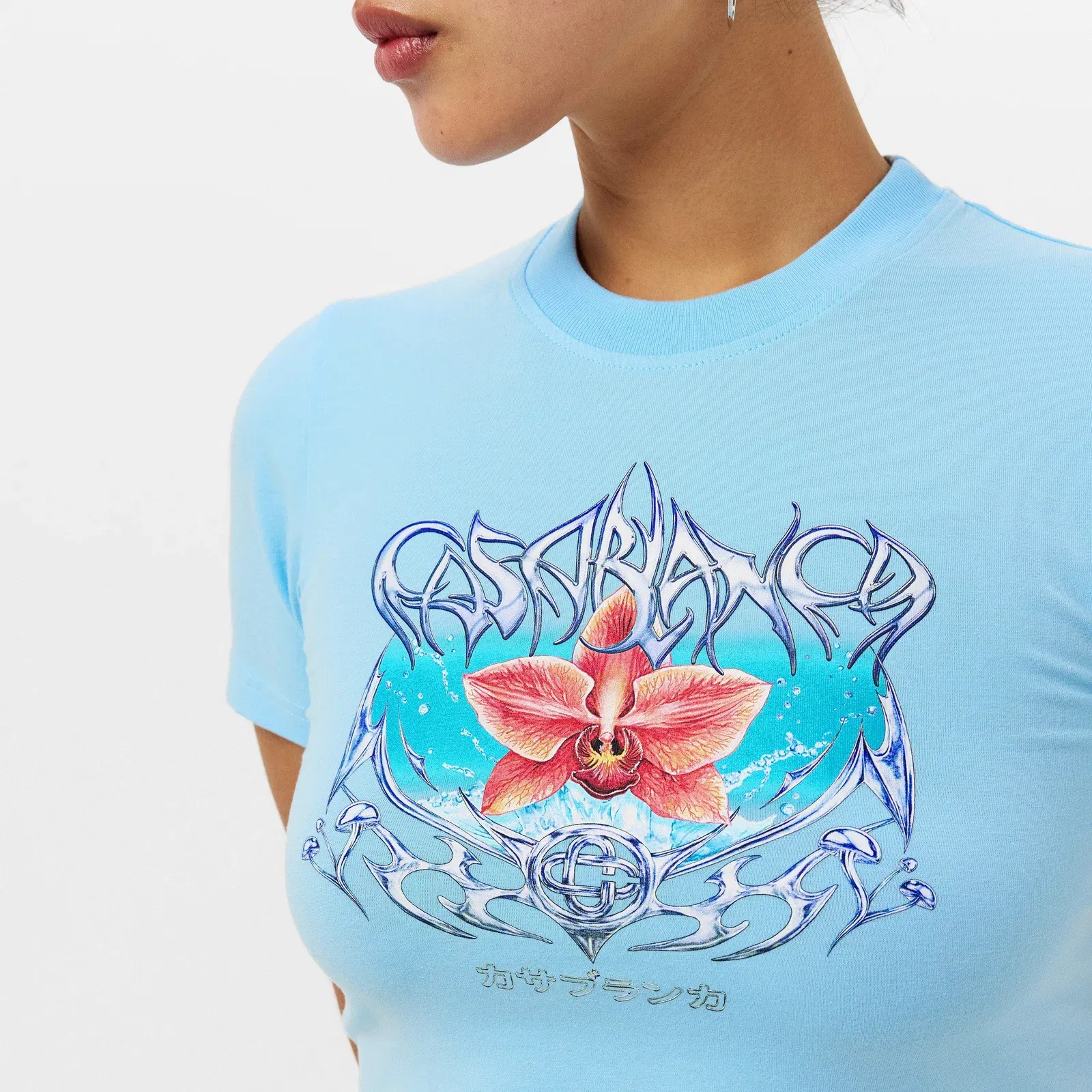Blade Fitted Cropped Baby T-Shirt