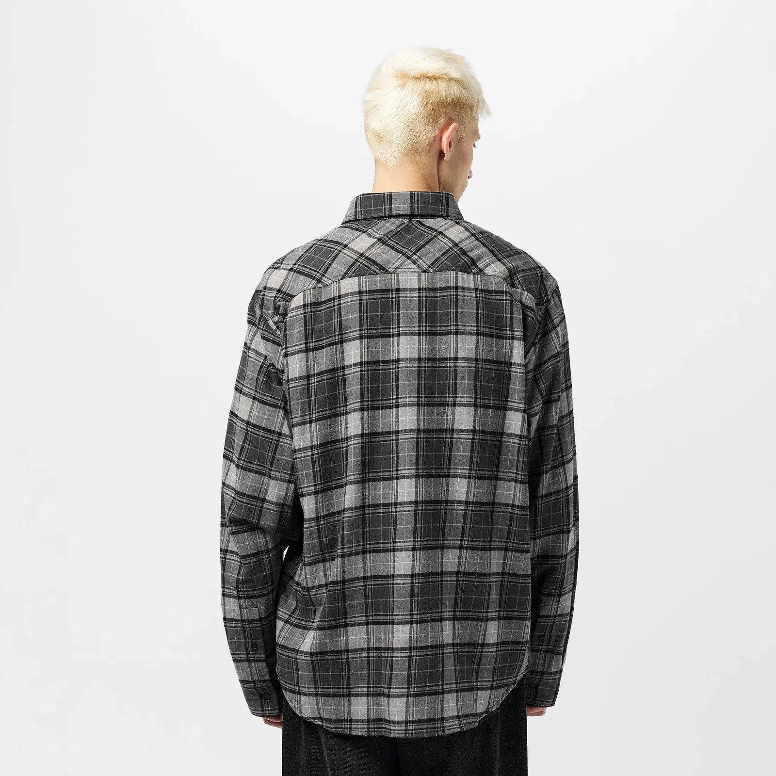 Spray Flannel Long Sleeve Patterned Shirt