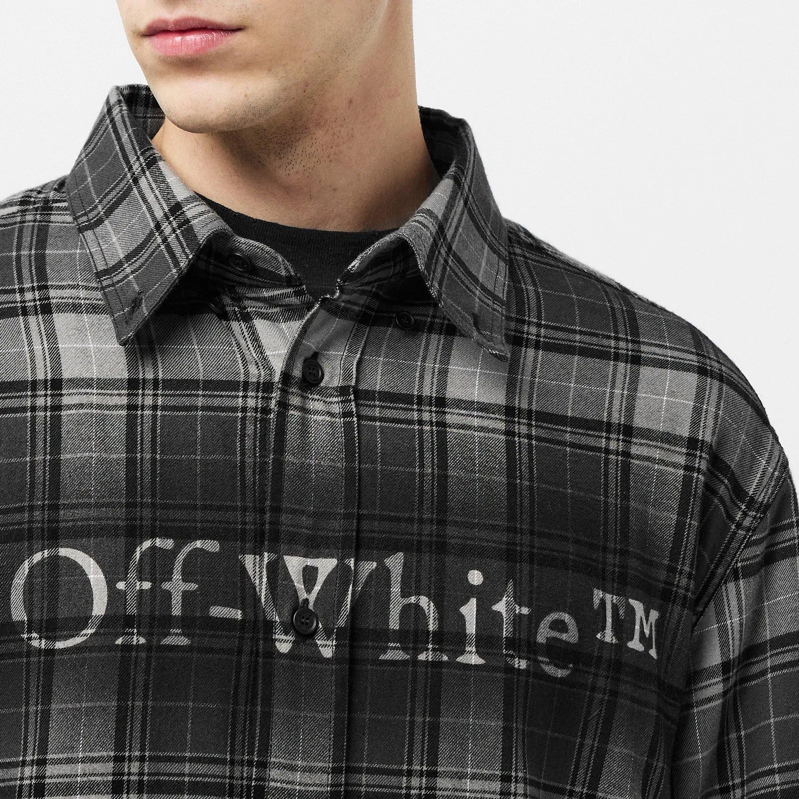 Spray Flannel Long Sleeve Patterned Shirt