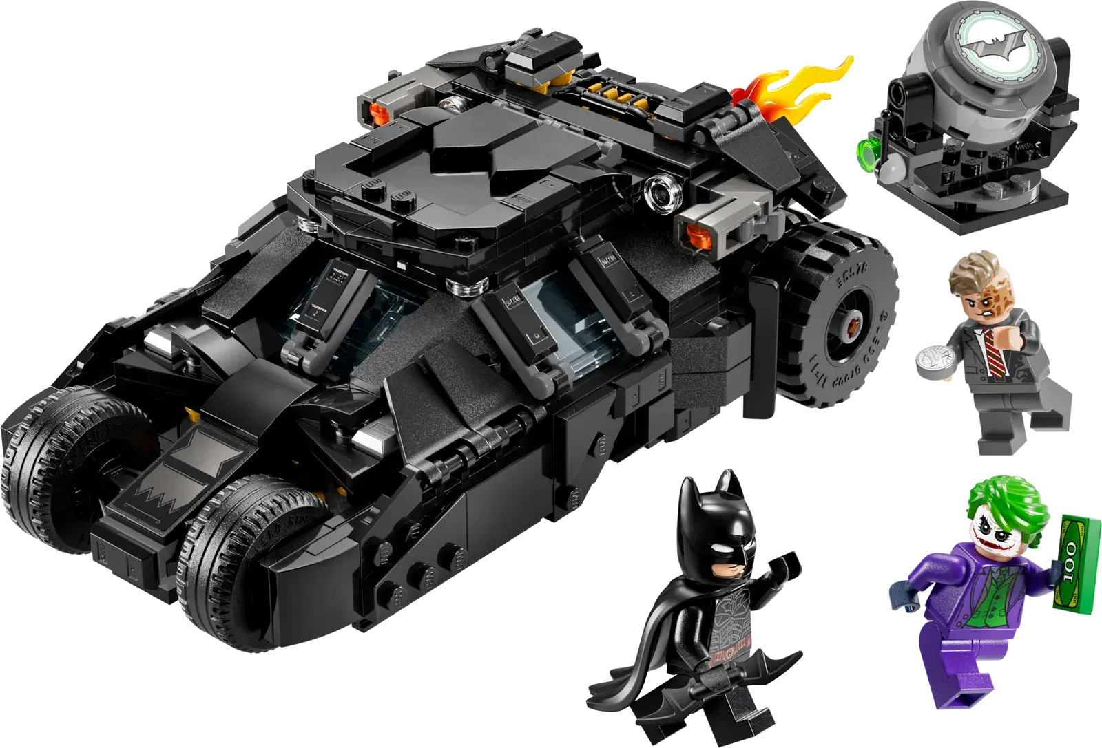 Lego Batman Tumbler vs TwoFace The Joker