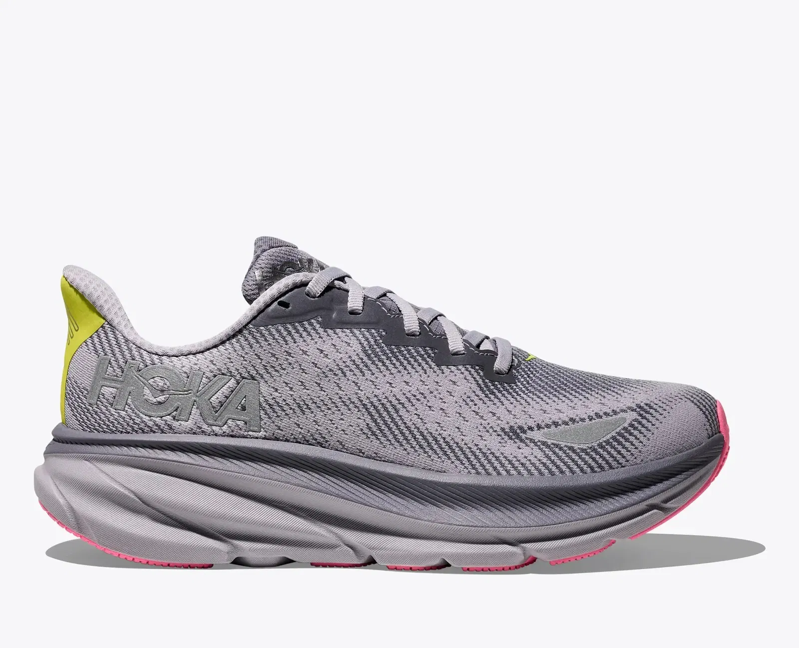 Hoka Women'S Clifton 9 Gtx Grey Skies Foggy Grey