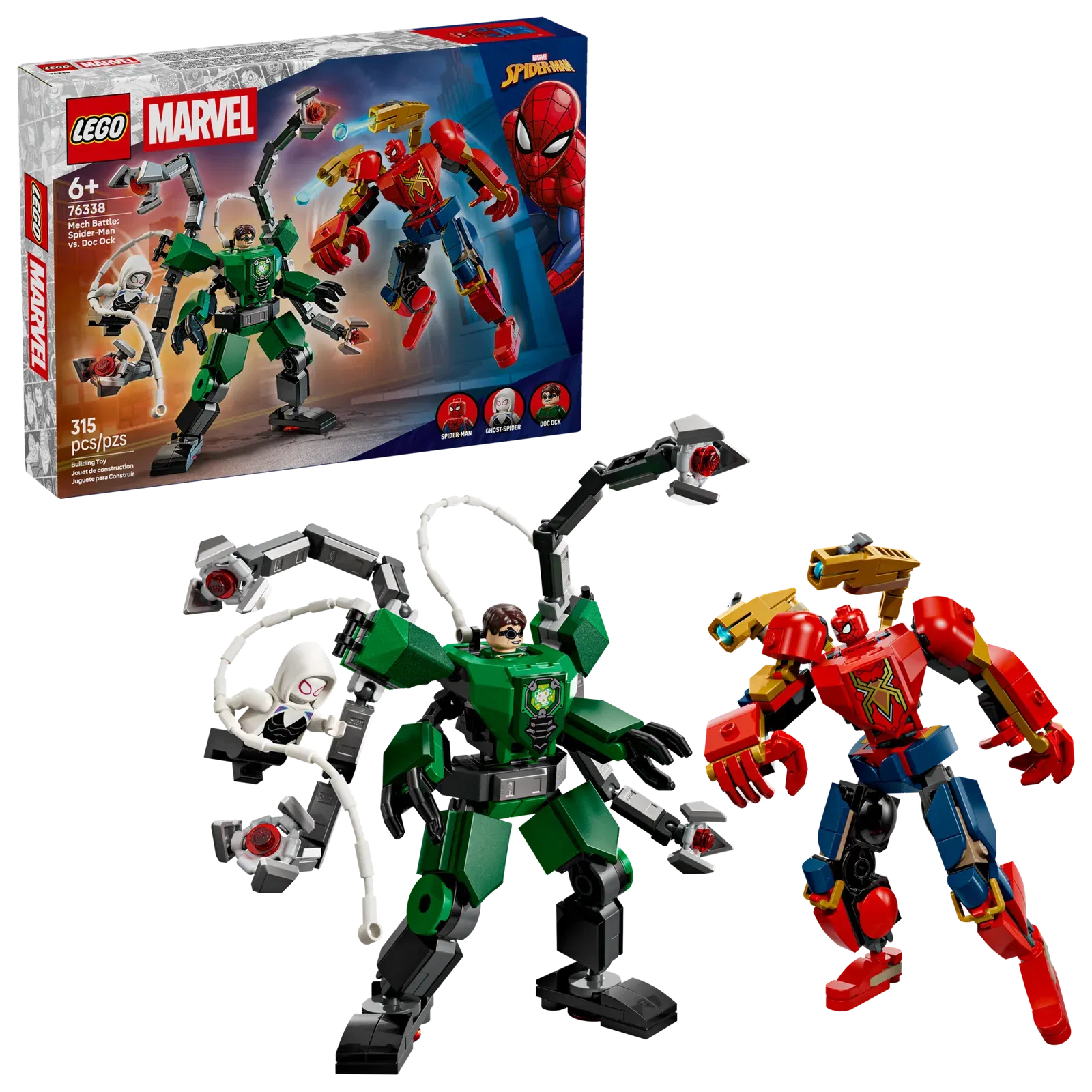 Lego Mech Battle SpiderMan vs Doc Ock