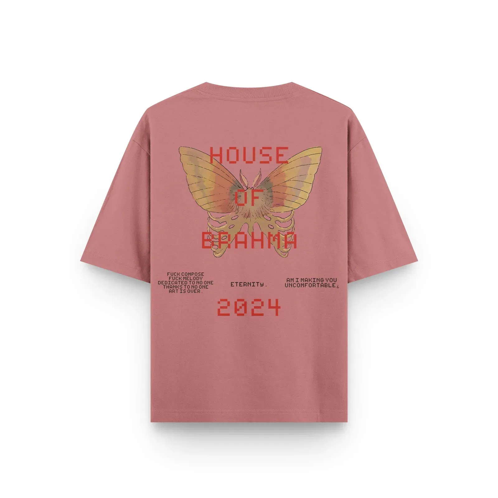 Eternity // Peach Oversized Unisex T-shirt