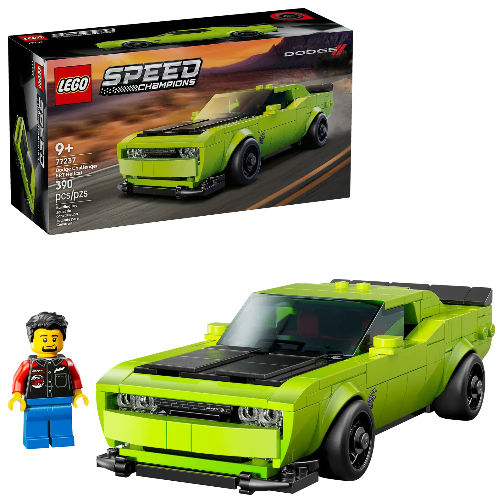 Lego Dodge Challenger SRT Hellcat Sports Car