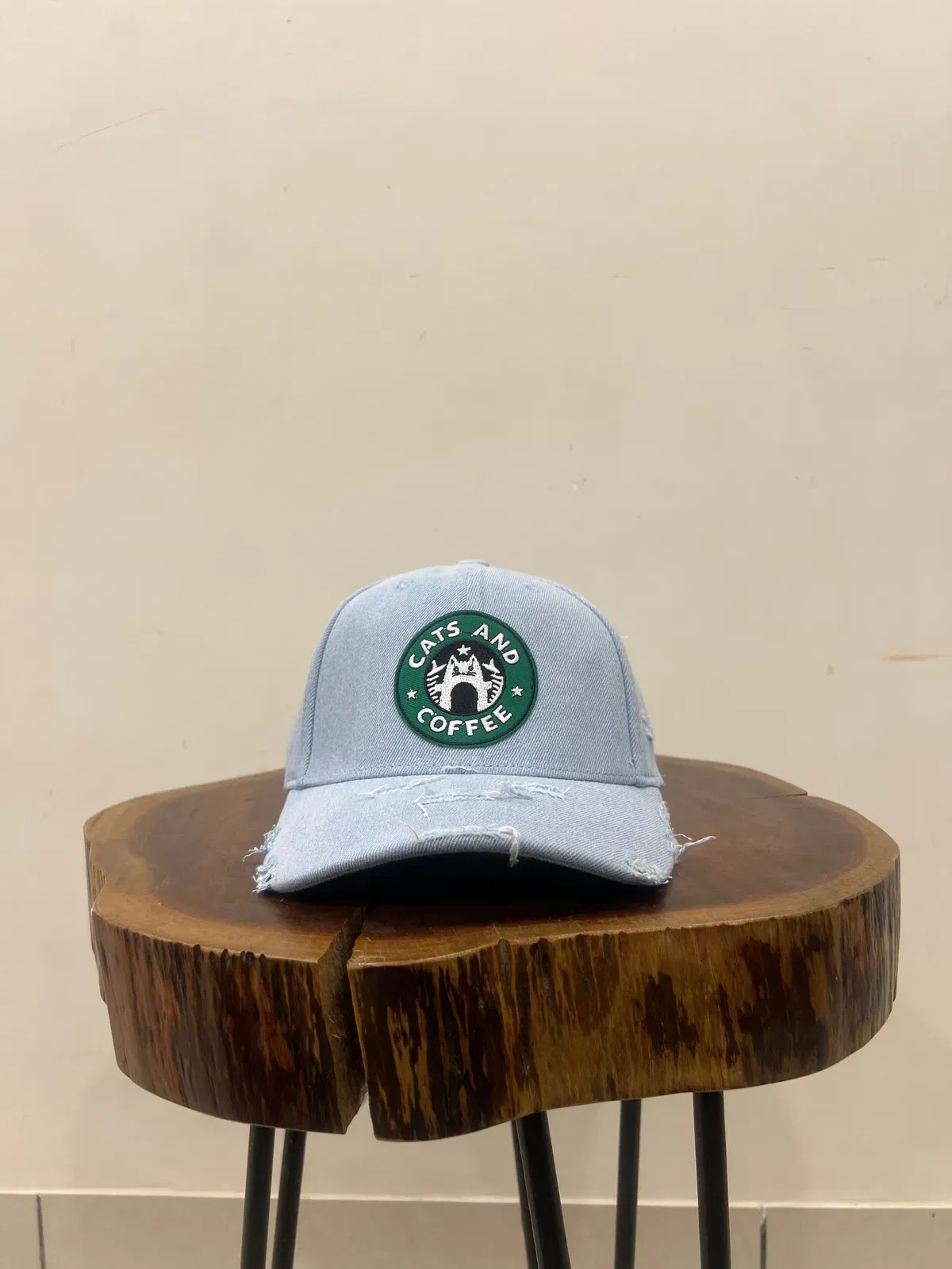 Cats and Coffee - Denim Cap