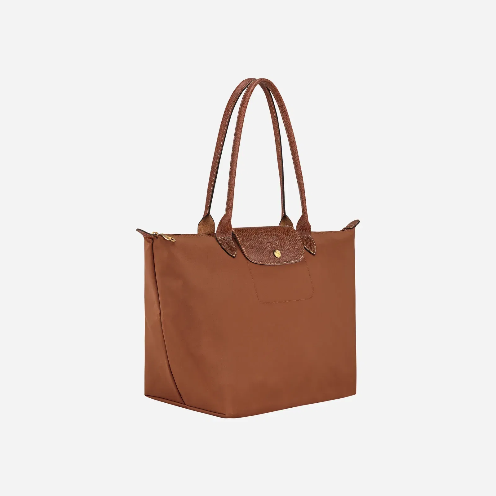 Longchamp Le Pliage Shoulder Bag L Cognac