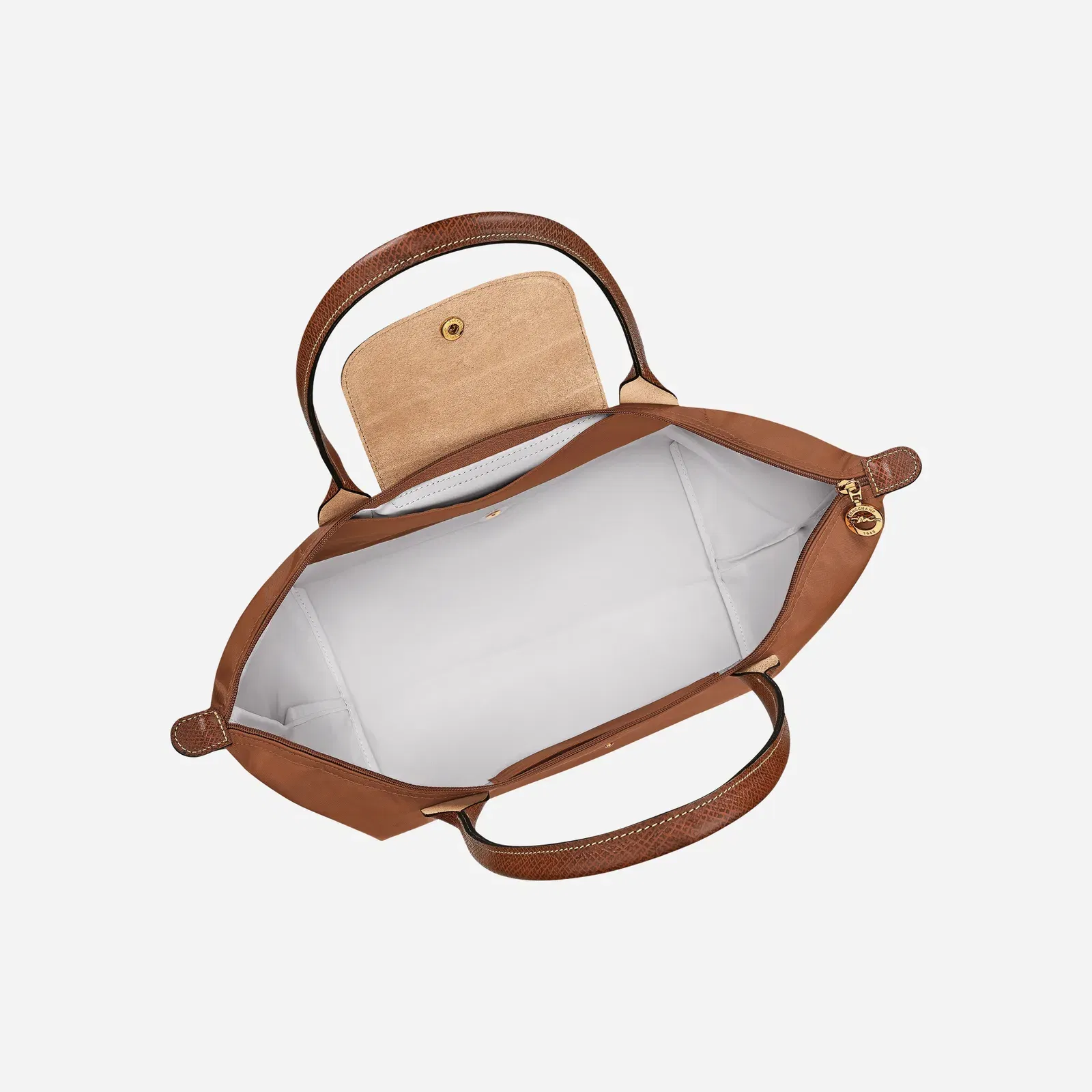Longchamp Le Pliage Shoulder Bag L Cognac