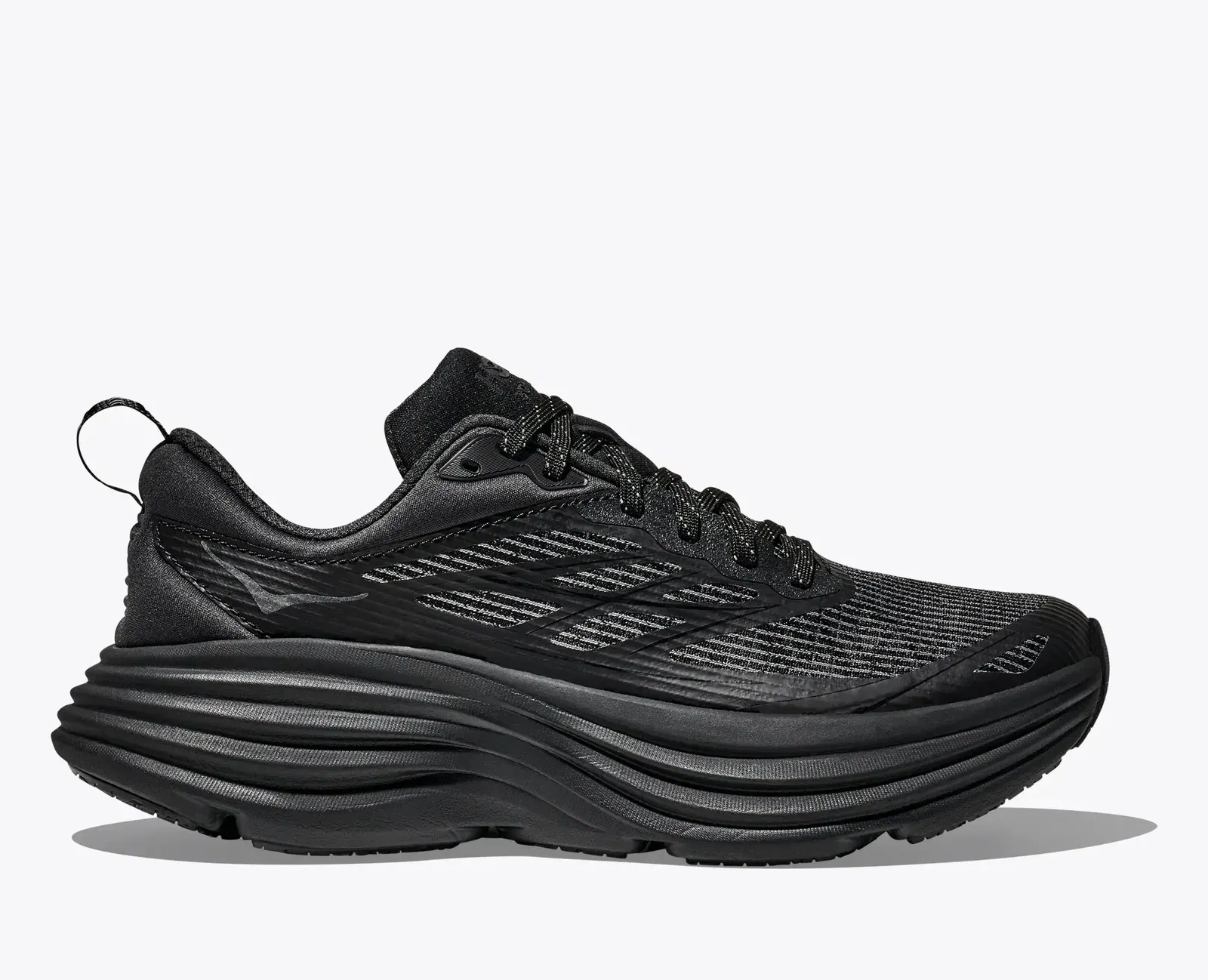 Hoka Stealth Tech Bondi 8 Caged Black Black