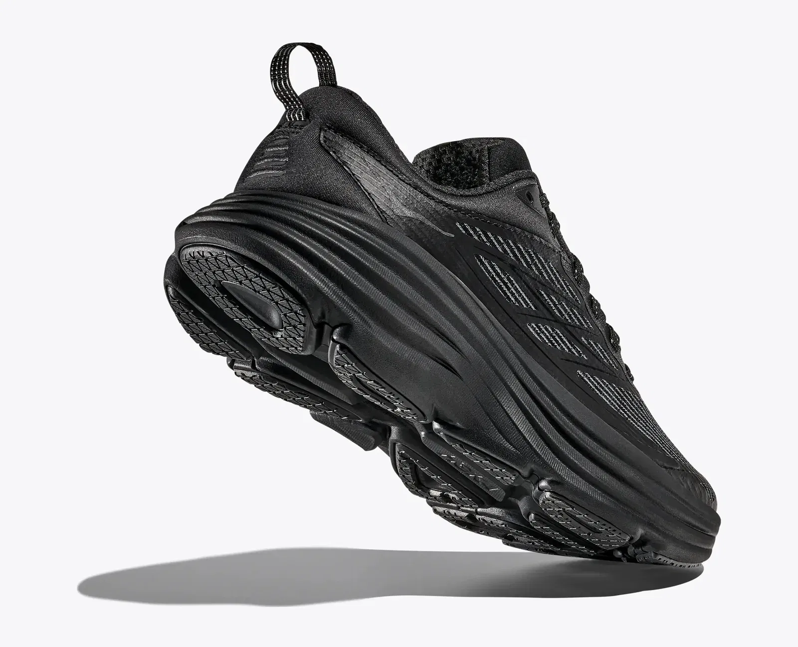 Hoka Stealth Tech Bondi 8 Caged Black Black