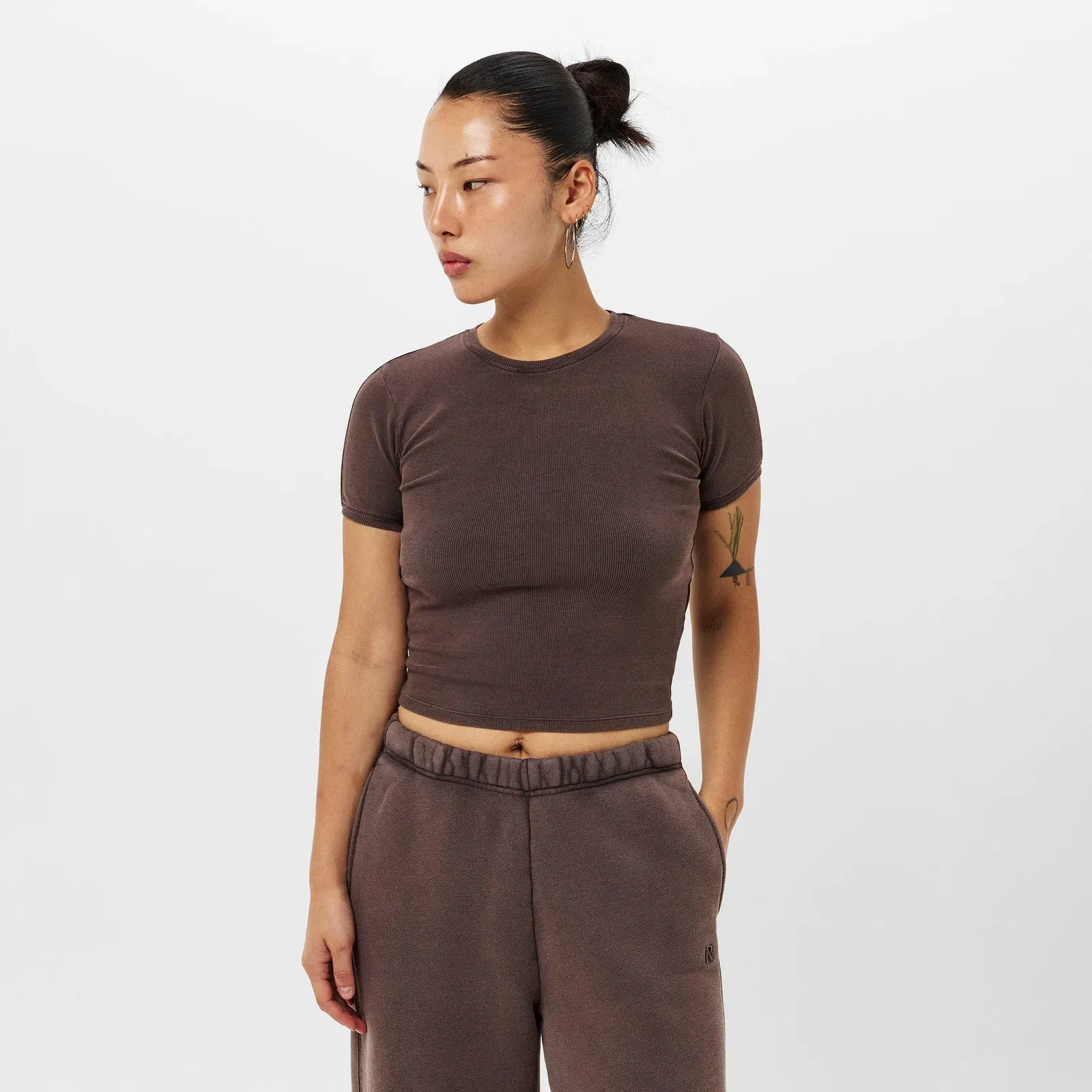 Cropped Slim Fit Baby T-Shirt