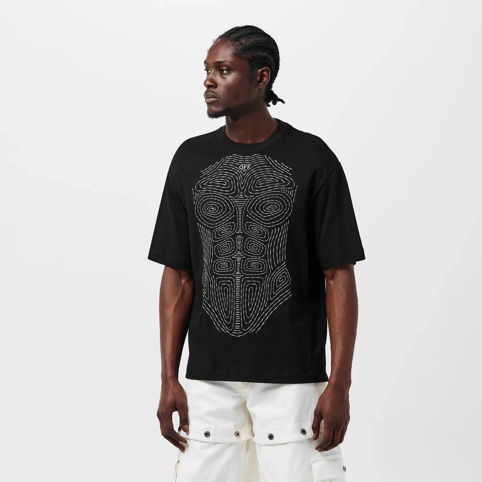 Stitch Short Sleeve Contrast Stitch T-Shirt