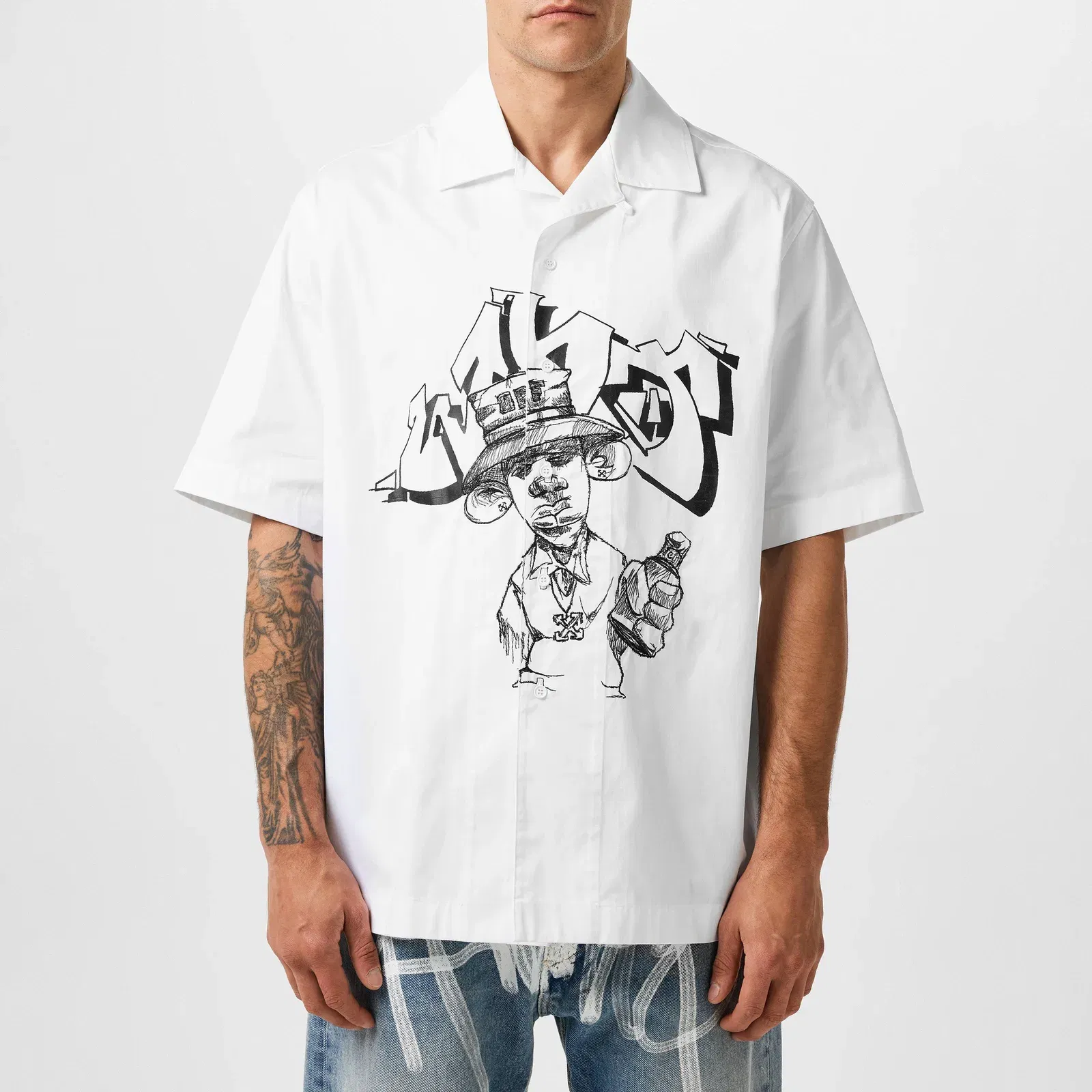 Graff Freestyle P Graphic Print Overshirt