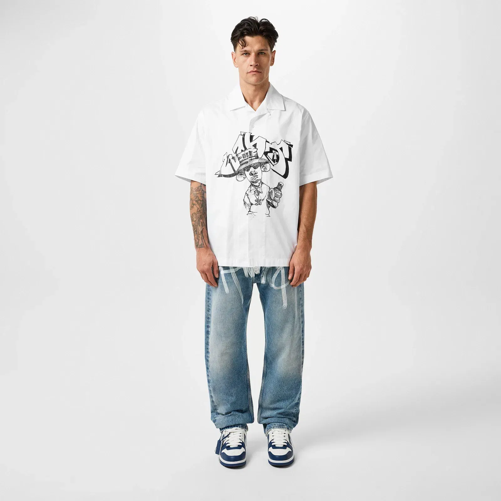 Graff Freestyle P Graphic Print Overshirt