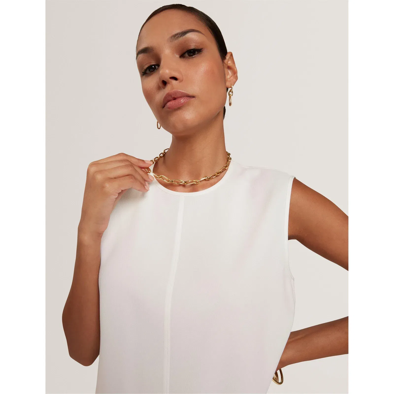 Woven Sleeveless Shirt