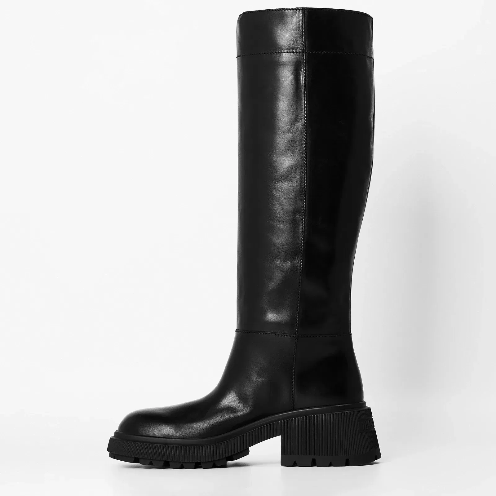 Inner Zip Knee High Boots