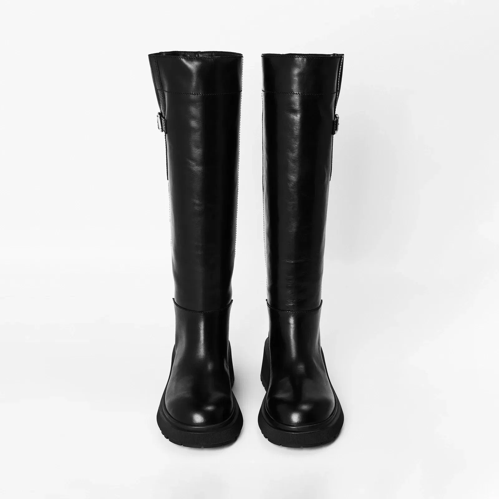 Inner Zip Knee High Boots