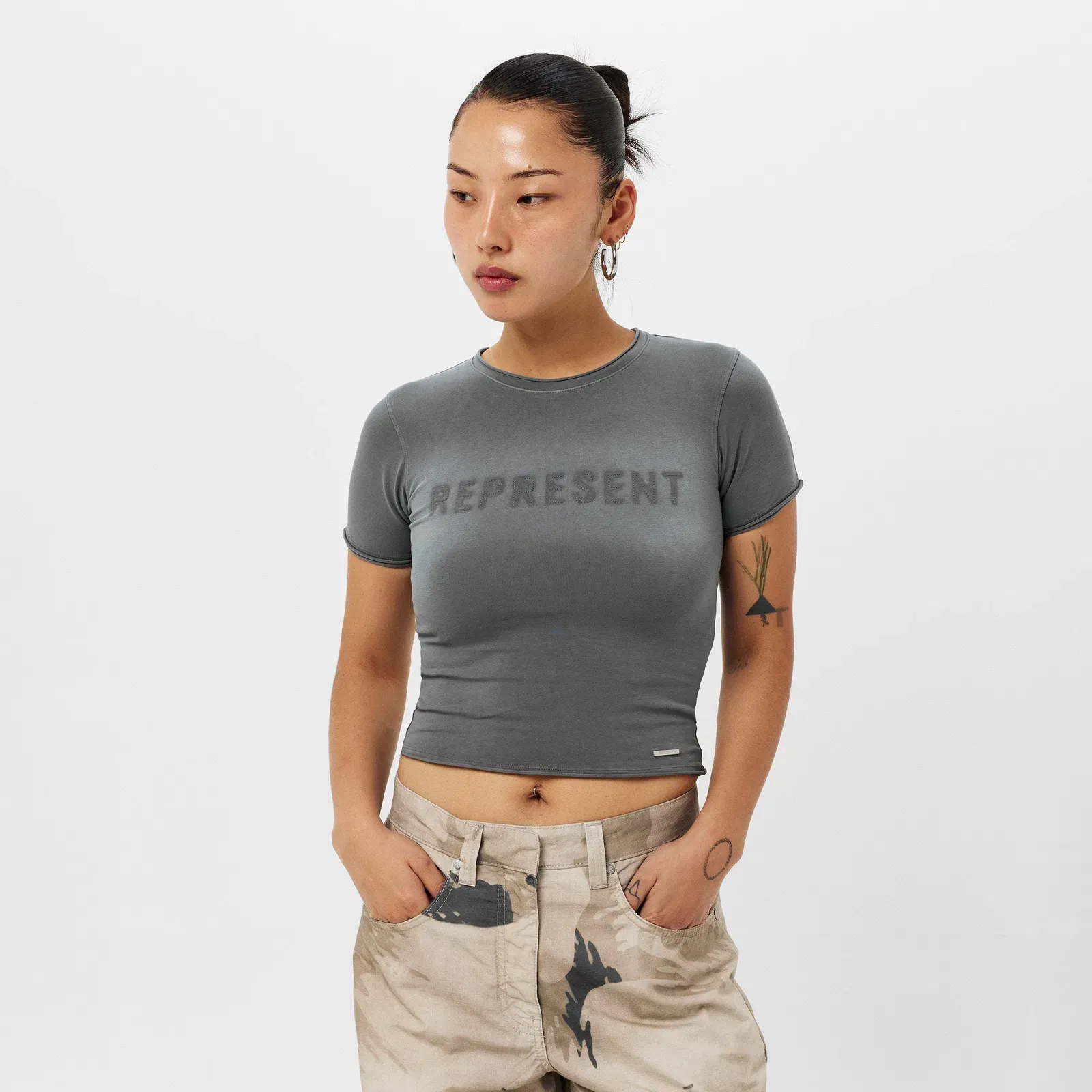 Cropped Fitted Baby T-Shirt