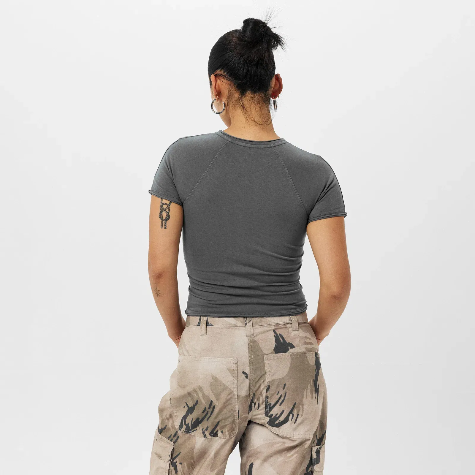 Cropped Fitted Baby T-Shirt