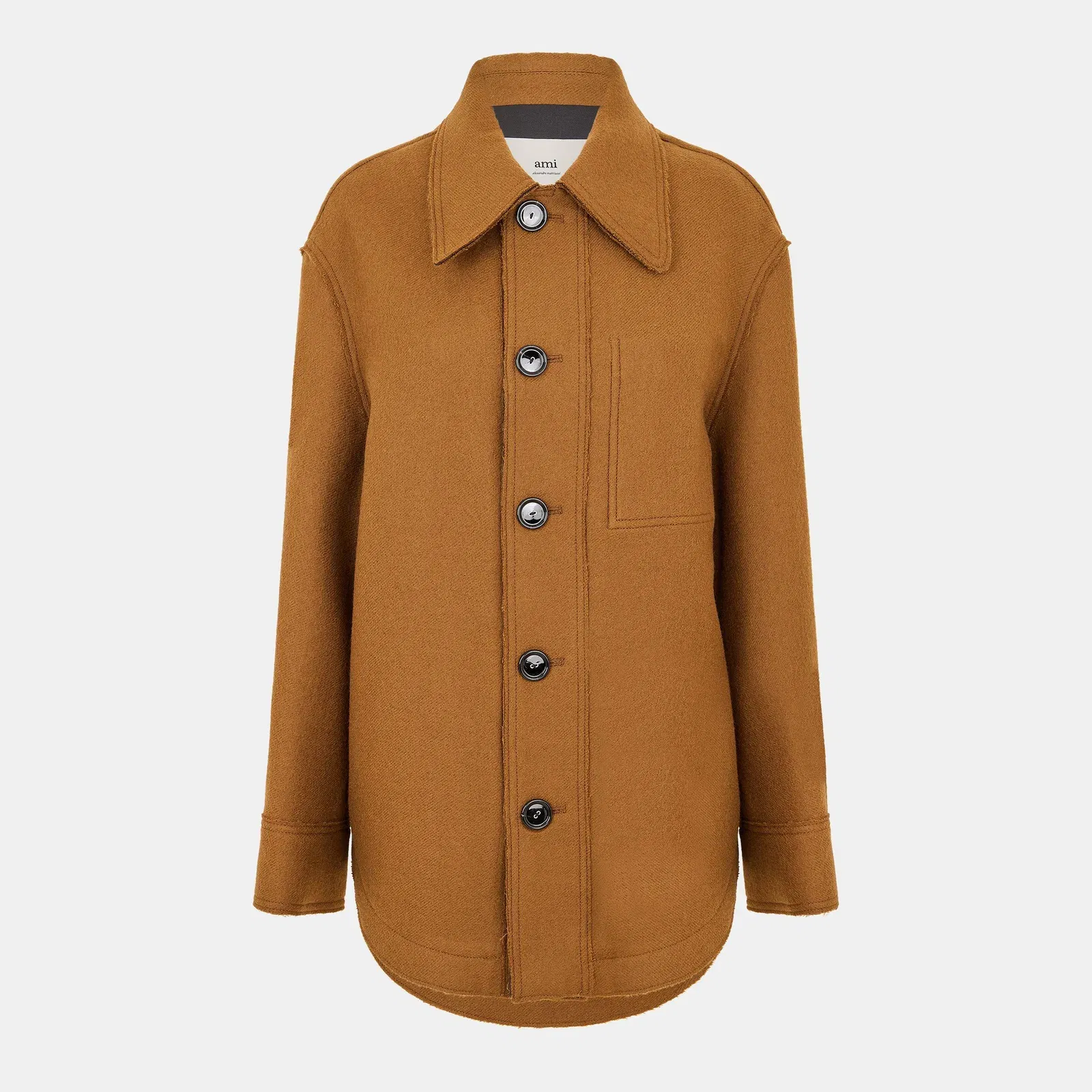 Suede Long Sleeve Shirt