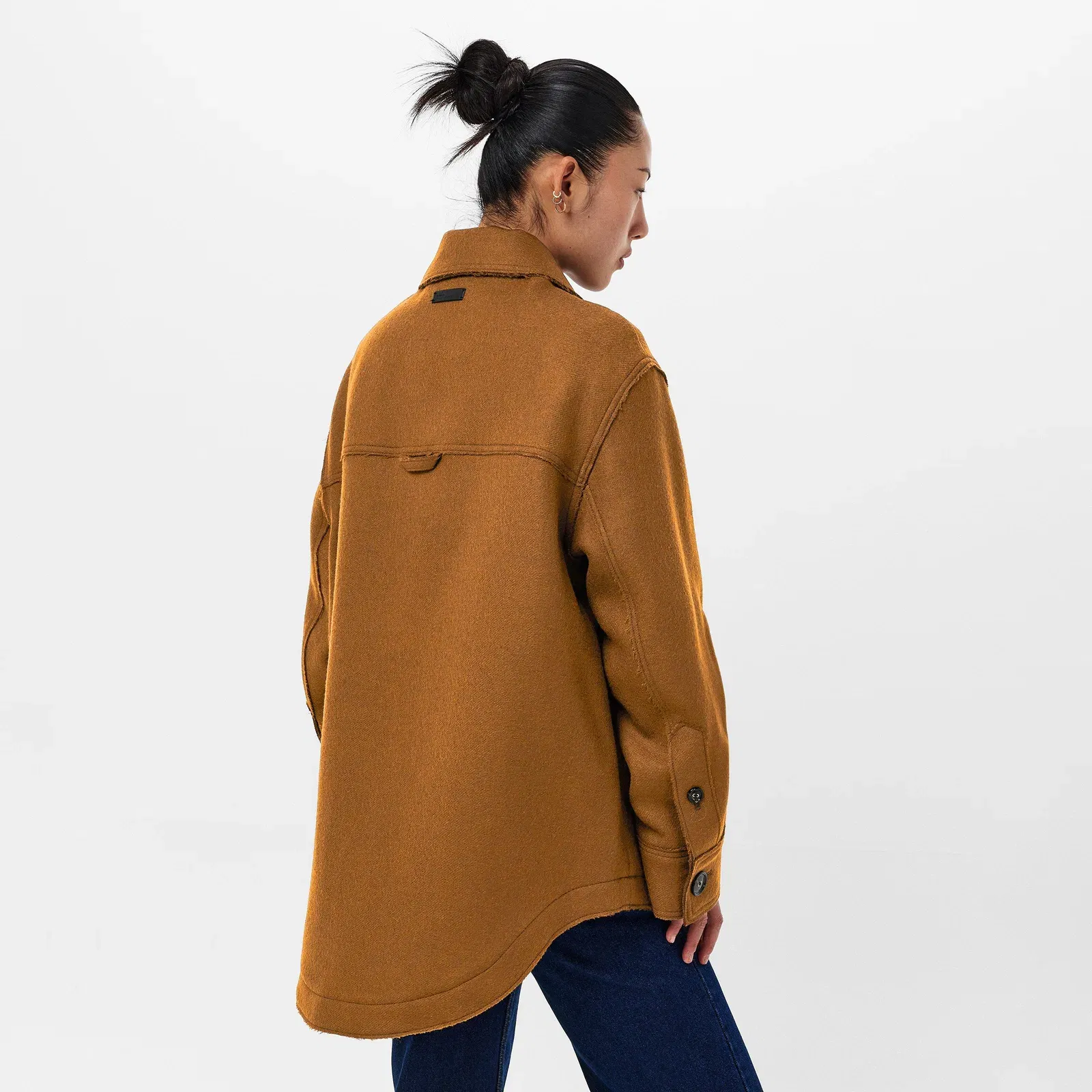 Suede Long Sleeve Shirt