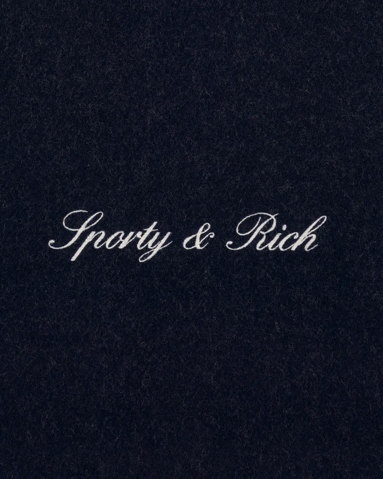 Signature Logo Duo Scarf - Light Gray/Navy