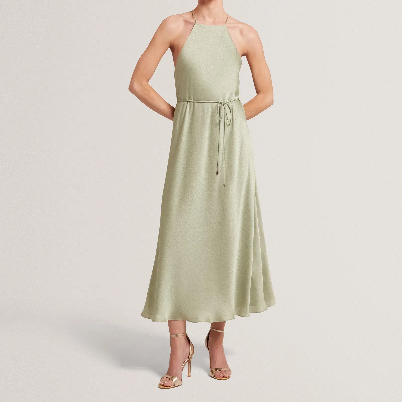 Ted Baker Halter Neck Midi Dress