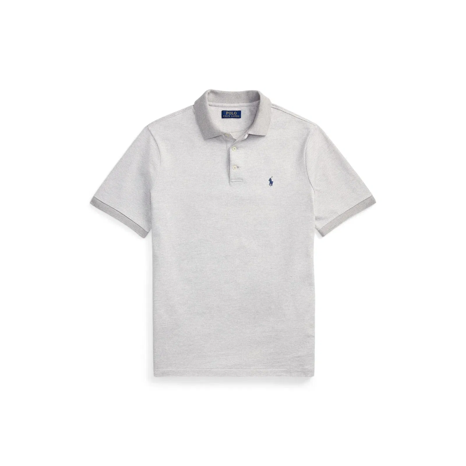 Ribbed Collar Short Sleeve Shirt
