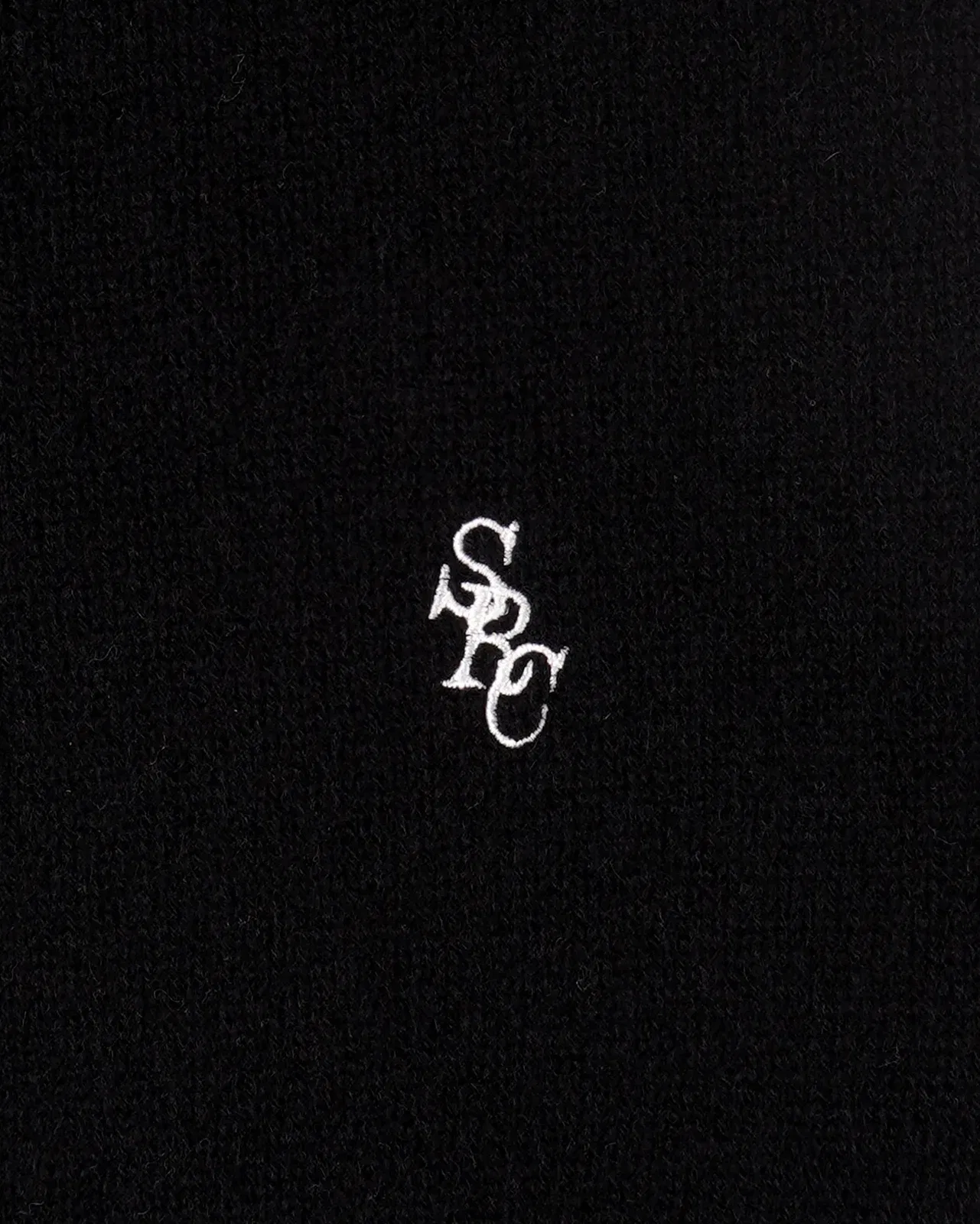 SRC Cashmere Sweater - Black/White