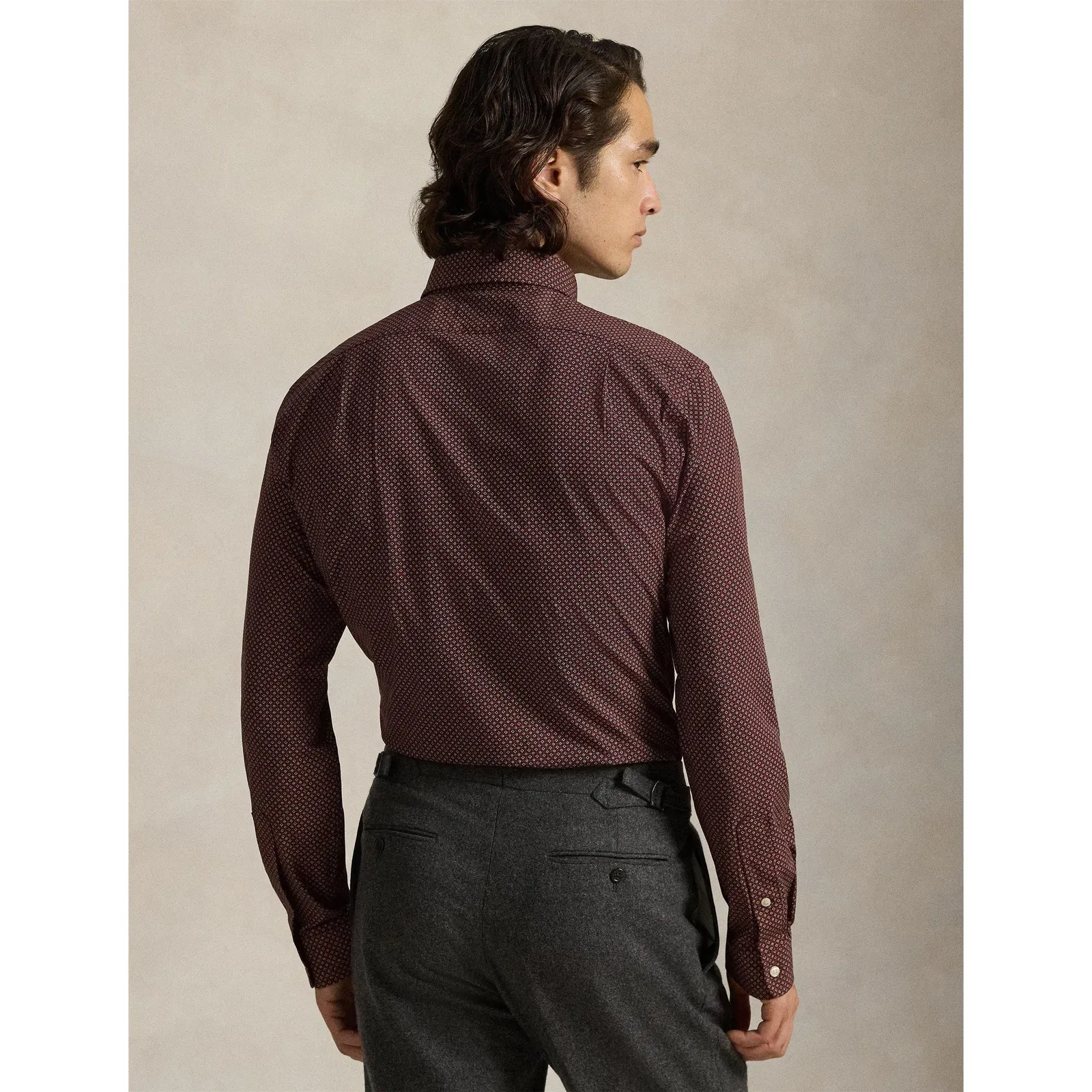 Long-Sleeve Plain Shirt