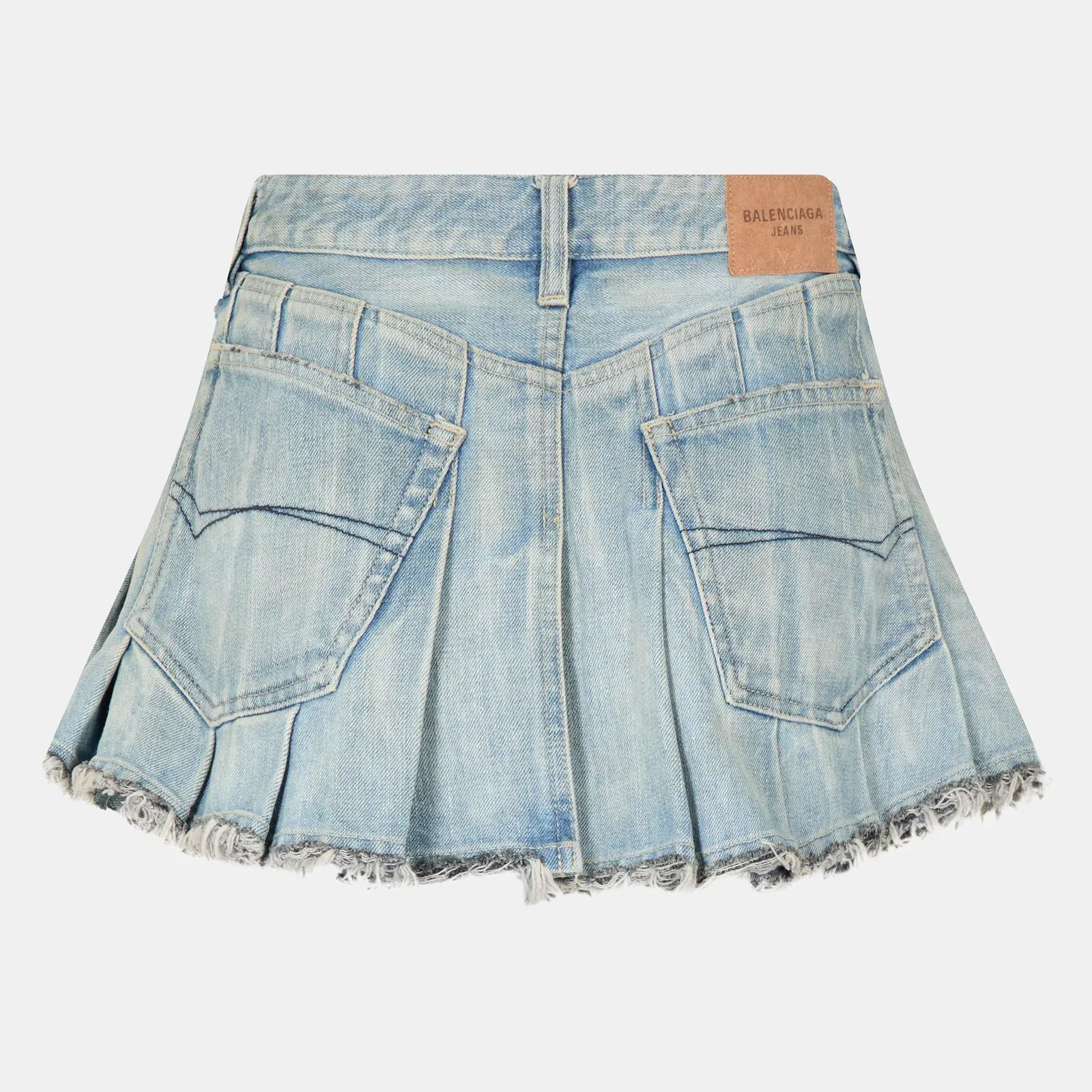 Pleated Mini Skirt