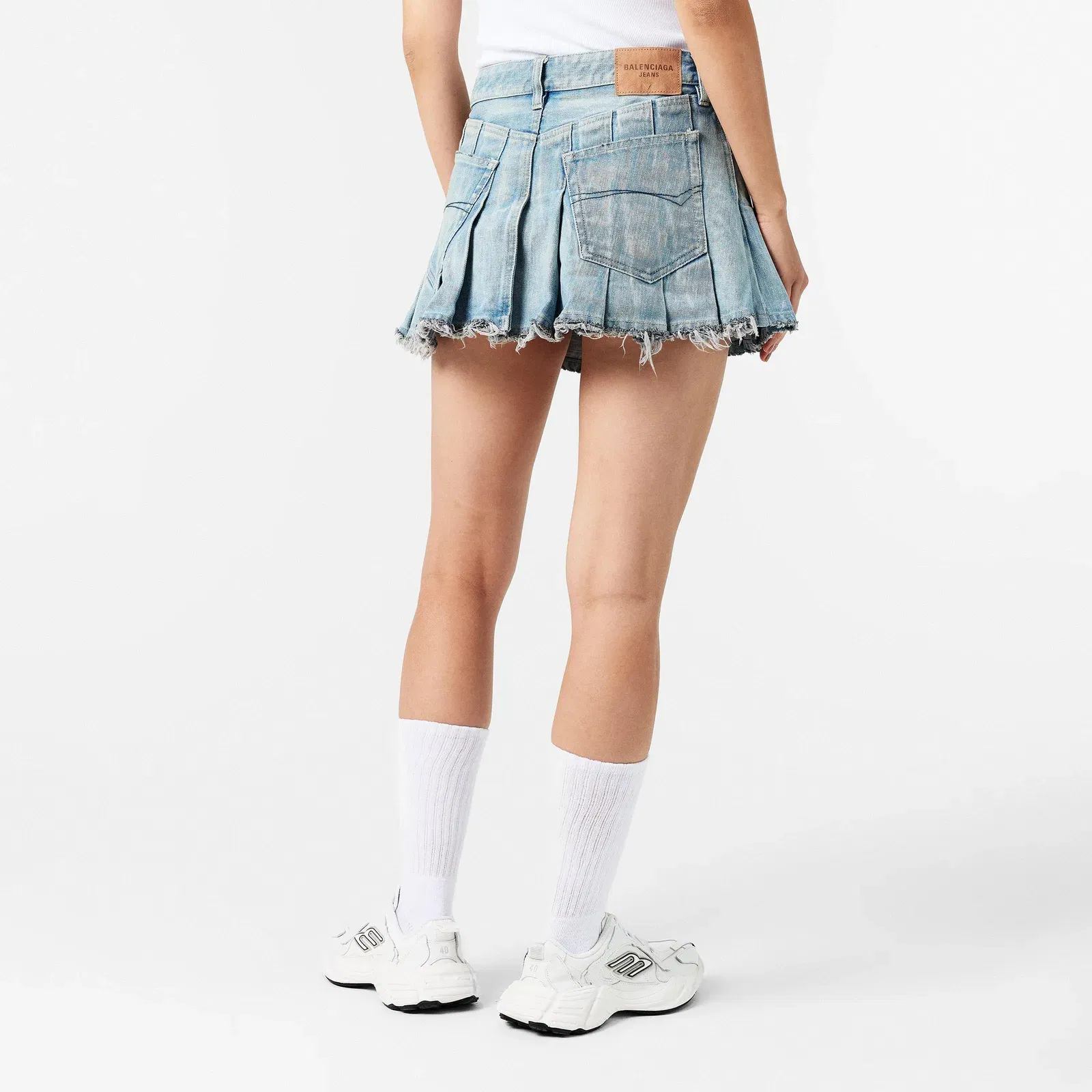 Pleated Mini Skirt