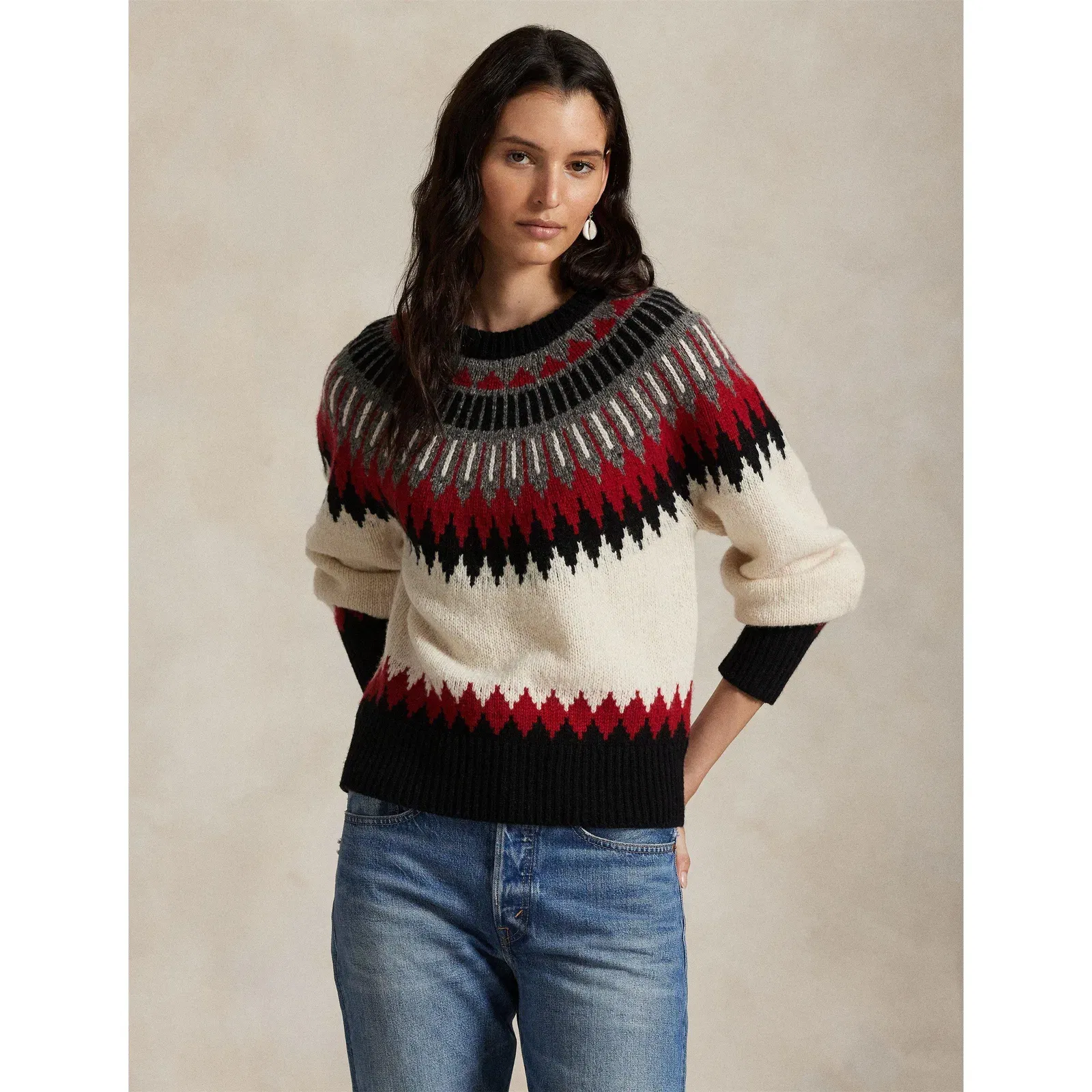 Fair Isle Crew Neck Jumper