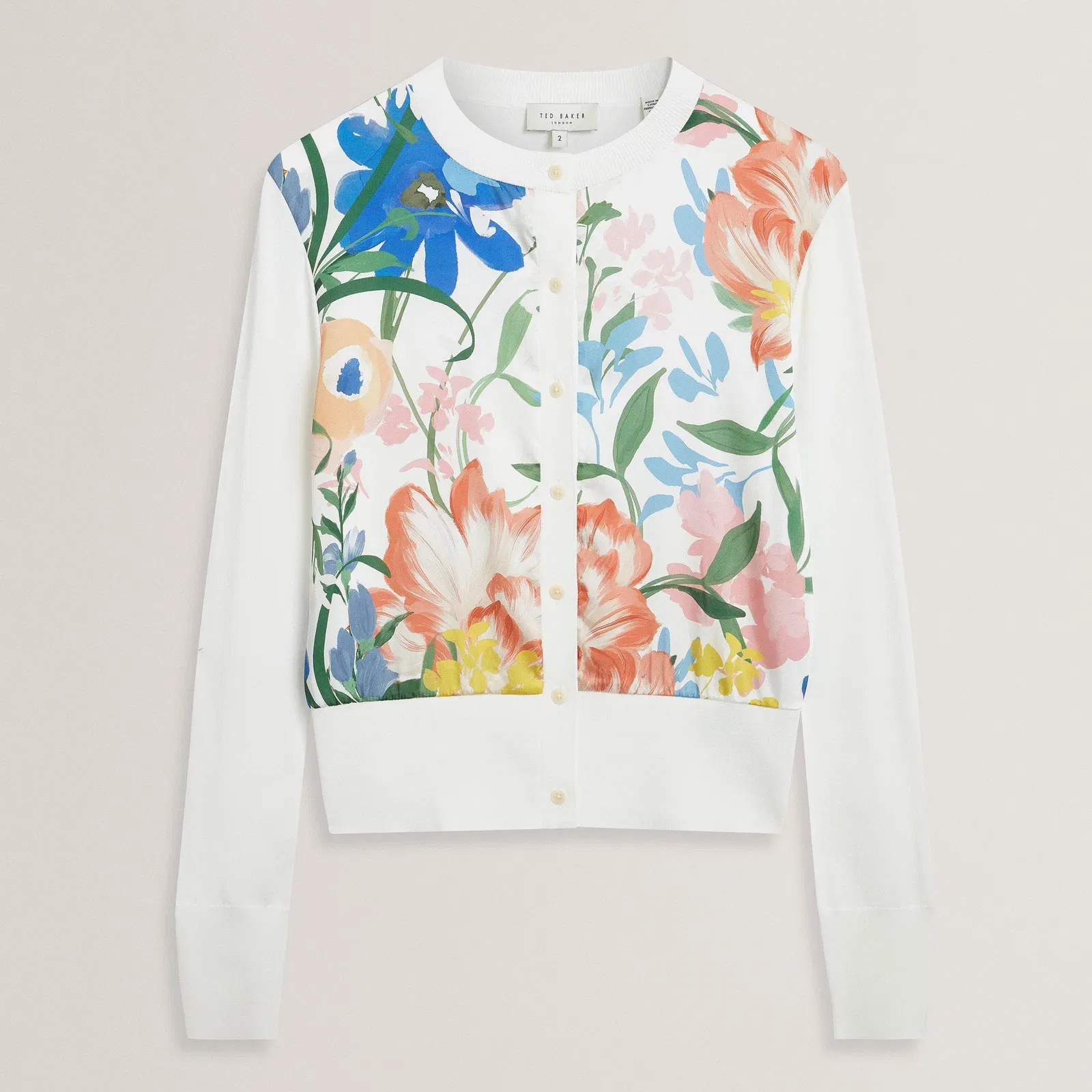 Ted Baker Printed Button Through Cardigan