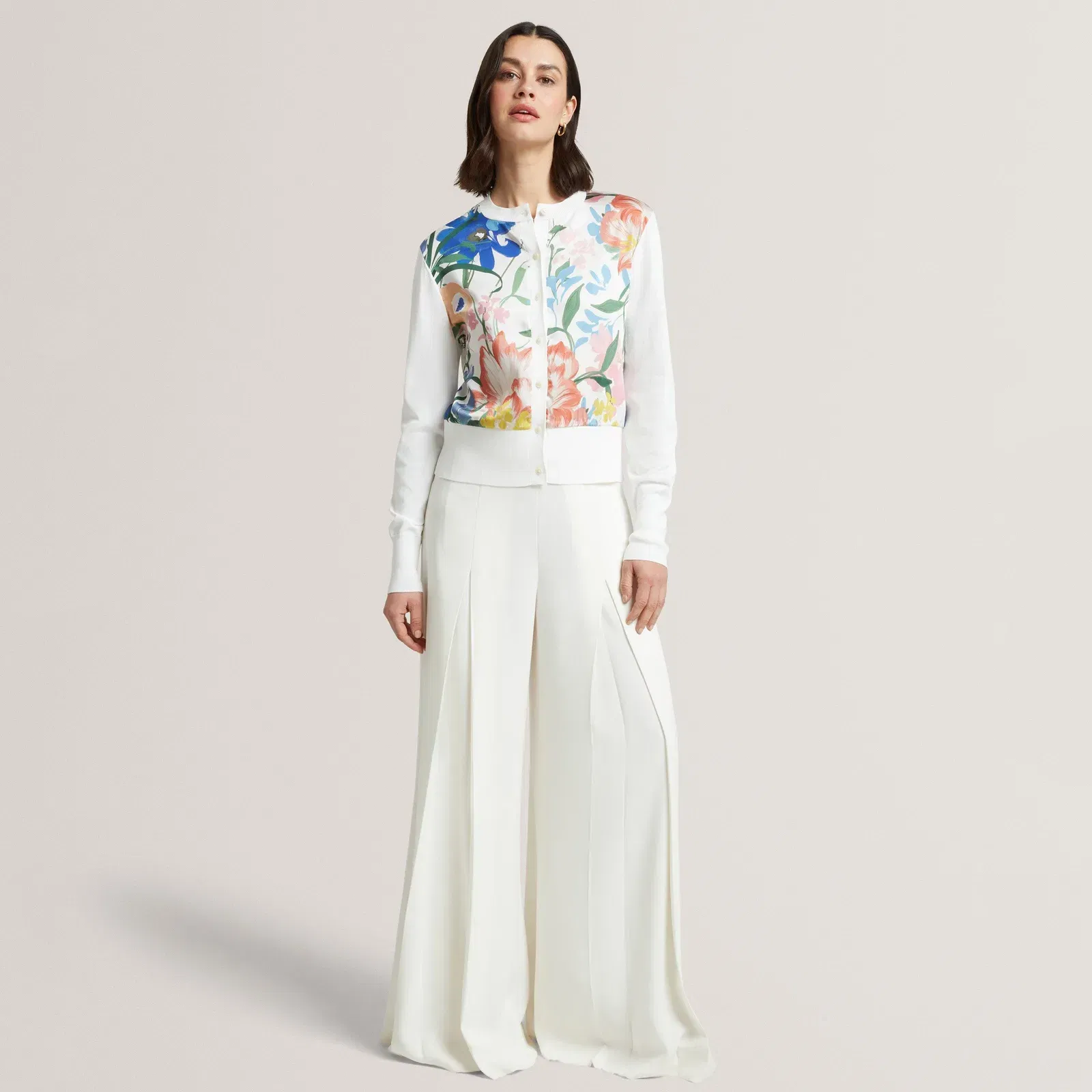 Ted Baker Printed Button Through Cardigan