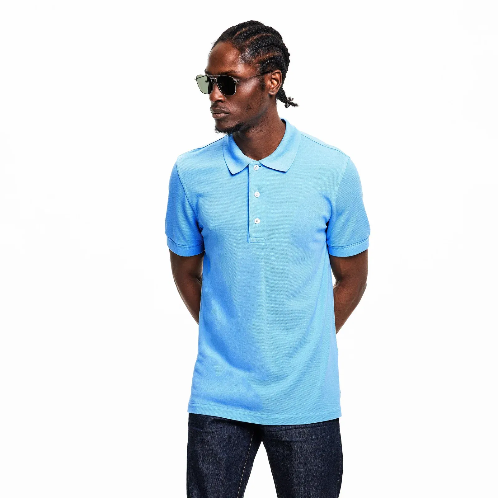 TF Lyocell Short Sleeve Polo Shirt