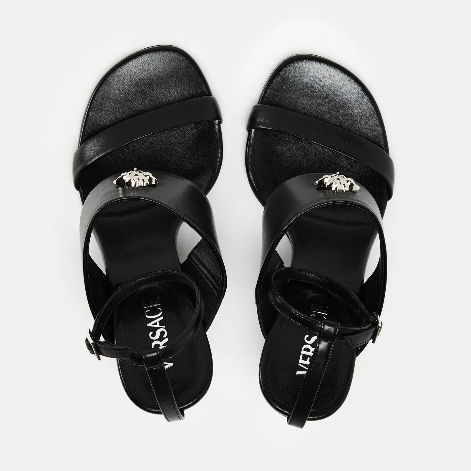 Structured Heel Heeled Sandals