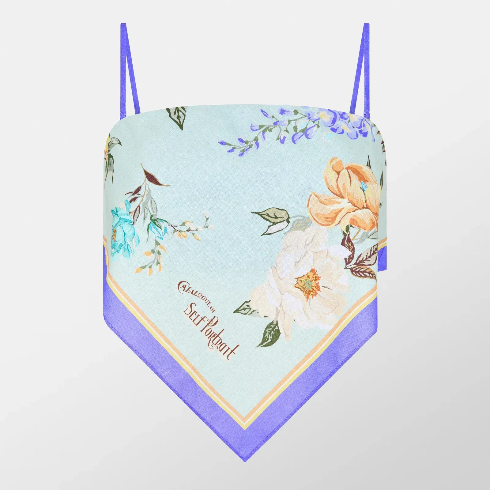 Floral Short Sleeve Crop Top